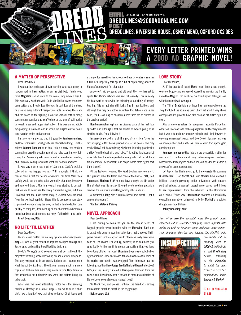 Read online Judge Dredd Megazine (Vol. 5) comic -  Issue #311 - 44