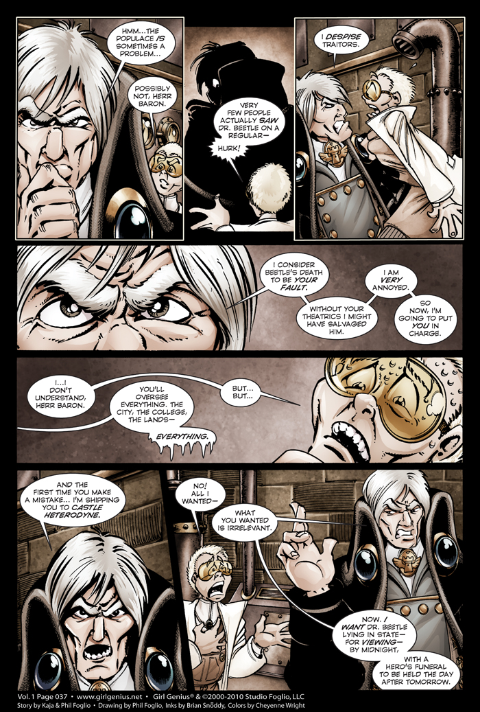 Read online Girl Genius (2002) comic -  Issue #1 - 37