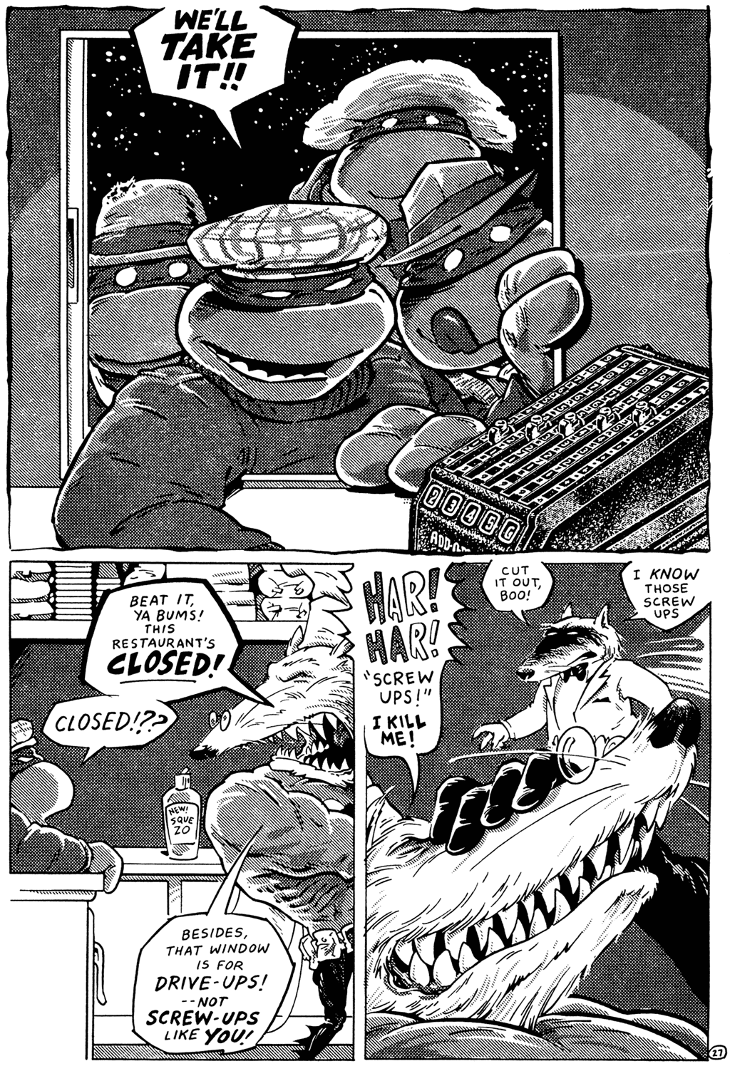 Read online Teenage Mutant Ninja Turtles (1984) comic -  Issue #23 - 28