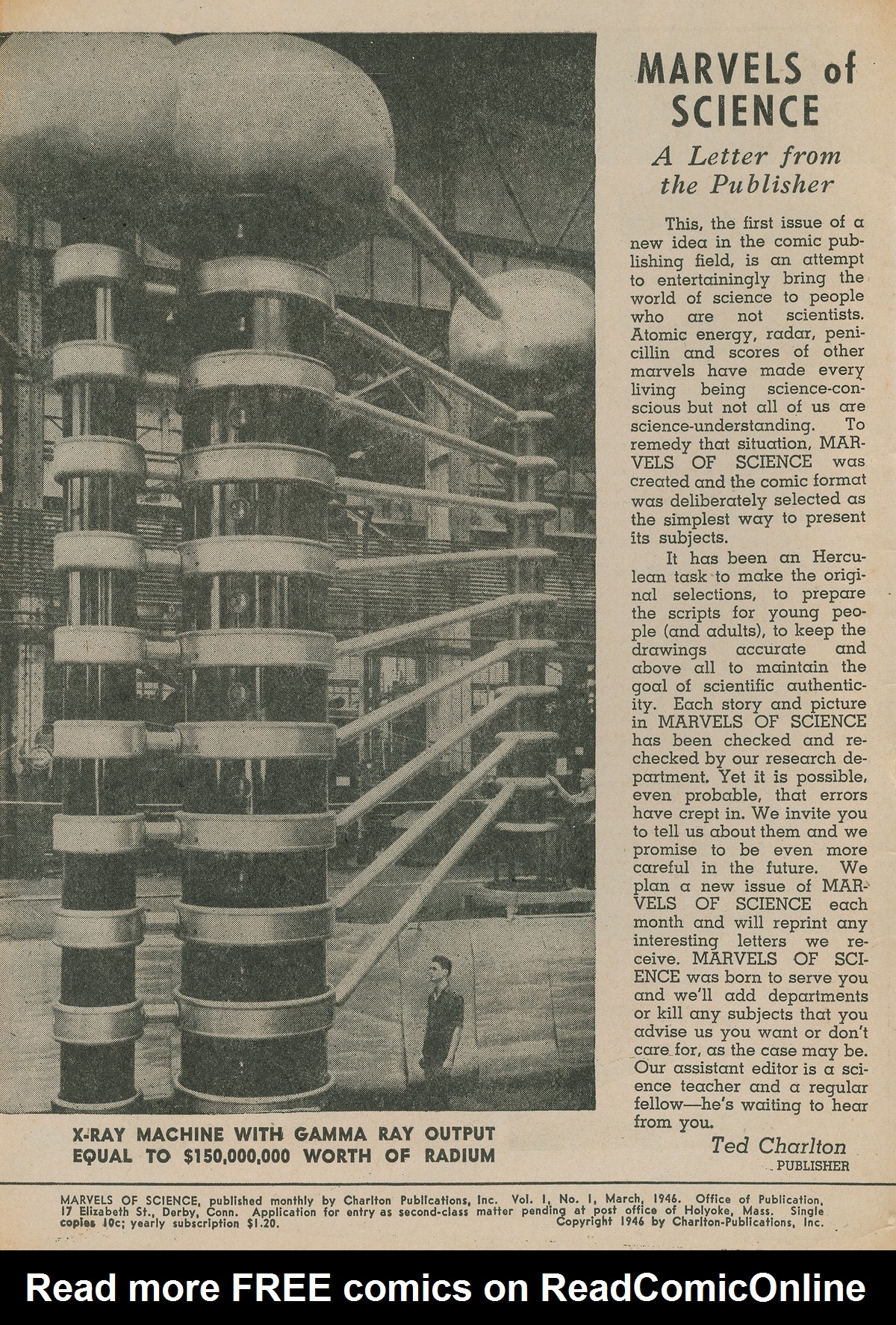 Read online Marvels Of Science comic -  Issue #1 - 2