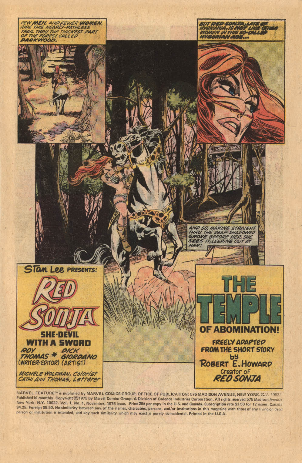 Read online Marvel Feature (1975) comic -  Issue #1 - 2