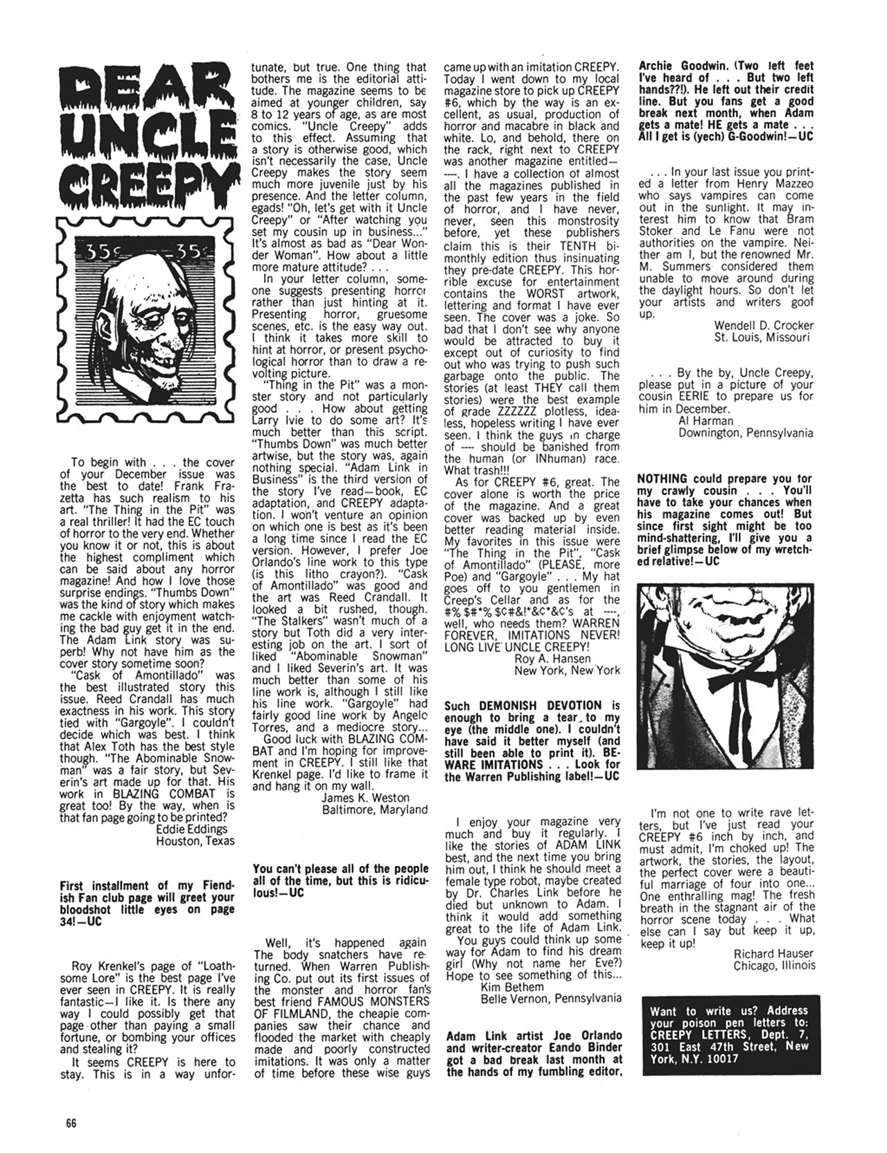Read online Creepy Archives comic -  Issue # TPB 2 (Part 1) - 67