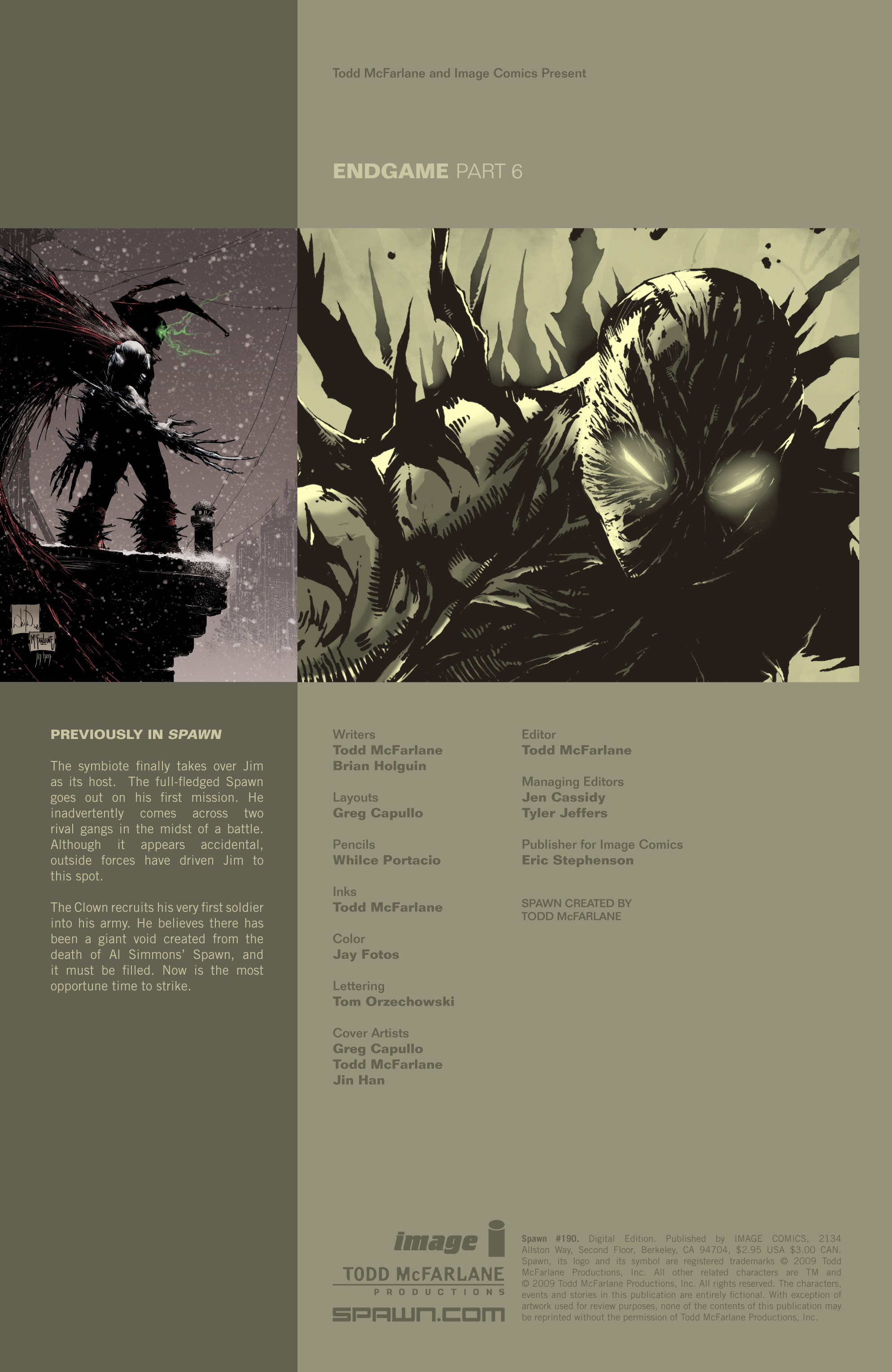 Read online Spawn comic -  Issue #190 - 2