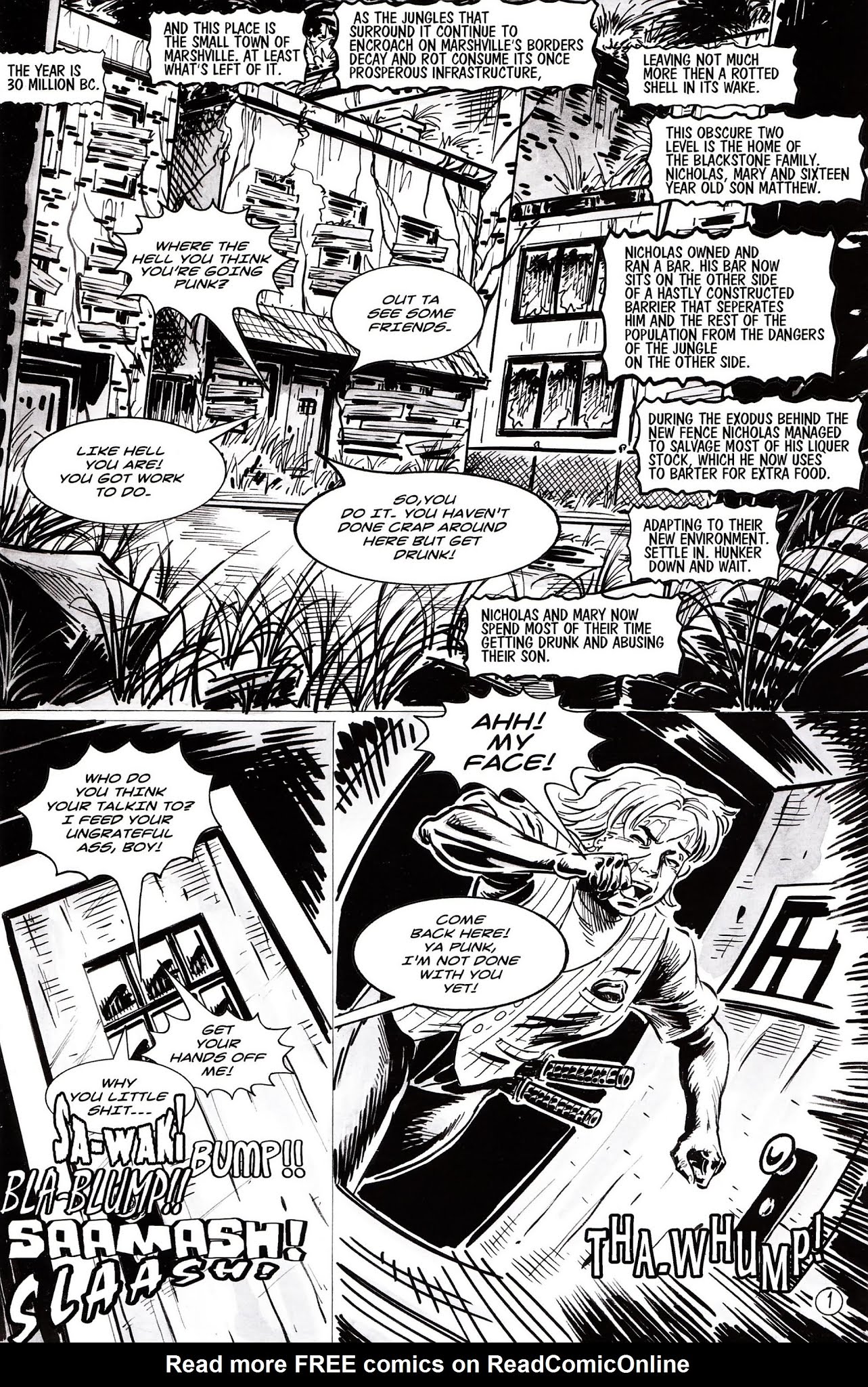 Read online Cavewoman: Gangster comic -  Issue #1 - 3