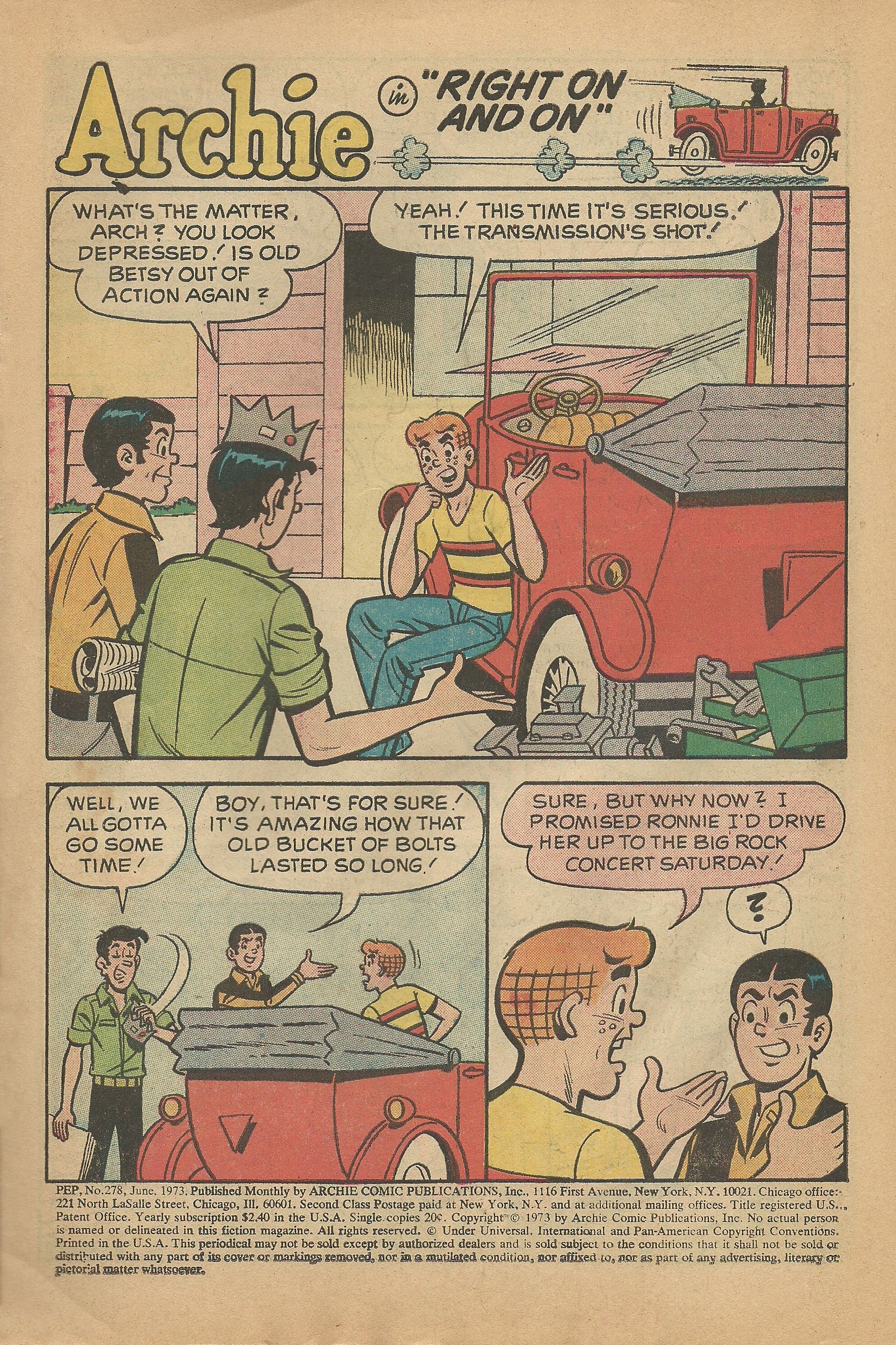 Read online Pep Comics comic -  Issue #278 - 3