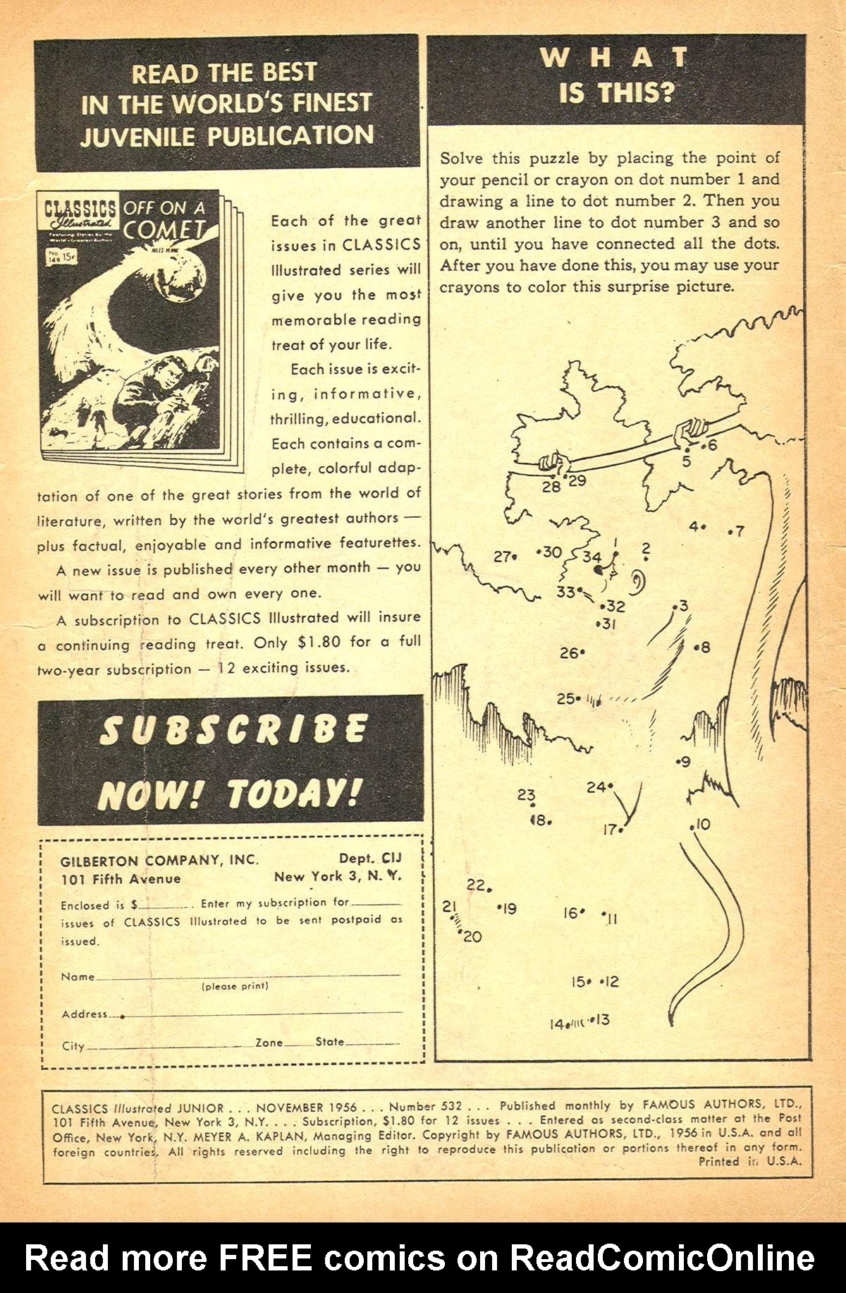 Read online Classics Illustrated Junior comic -  Issue #532 - 2
