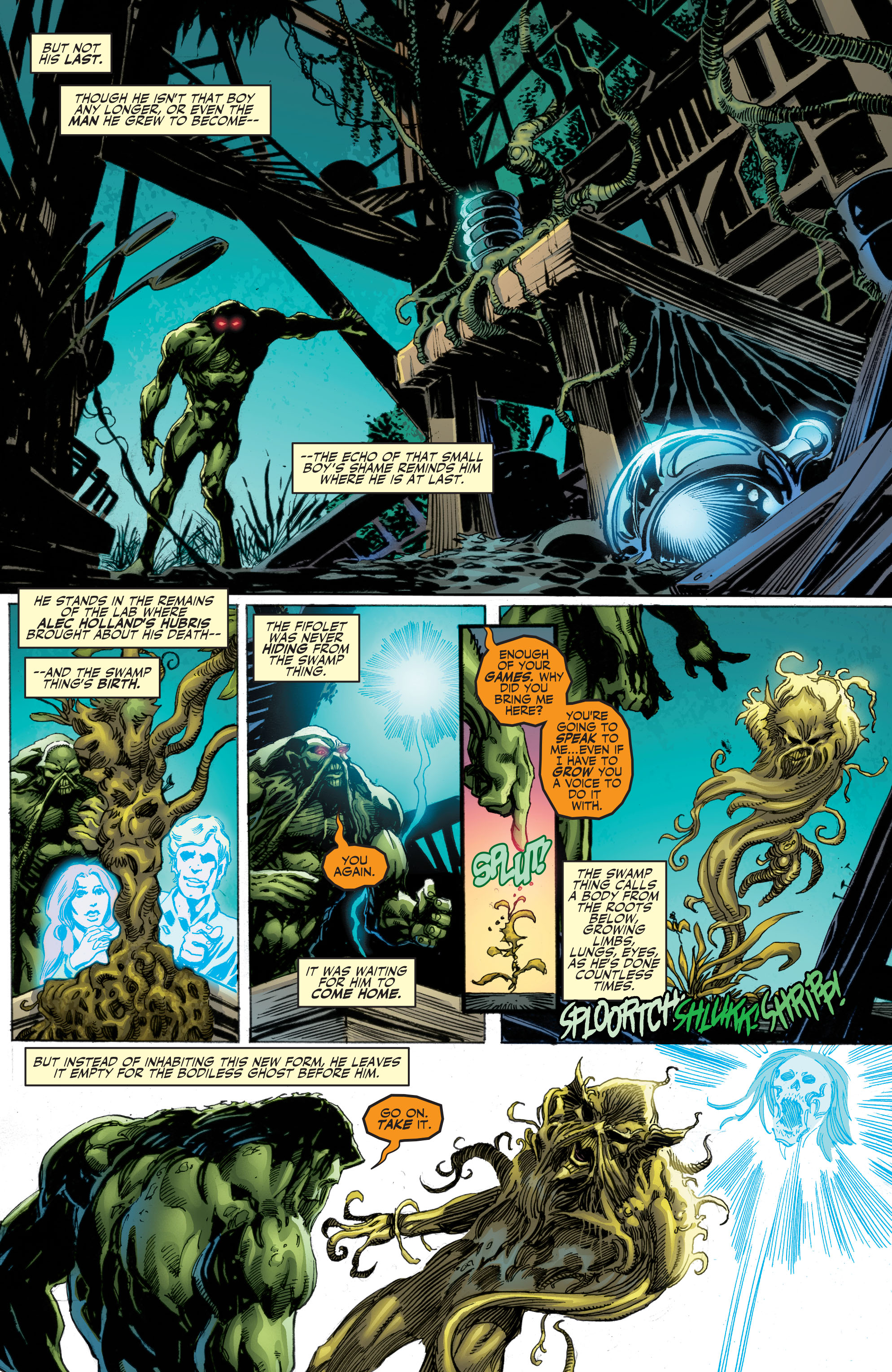 Read online Swamp Thing: New Roots comic -  Issue #8 - 11