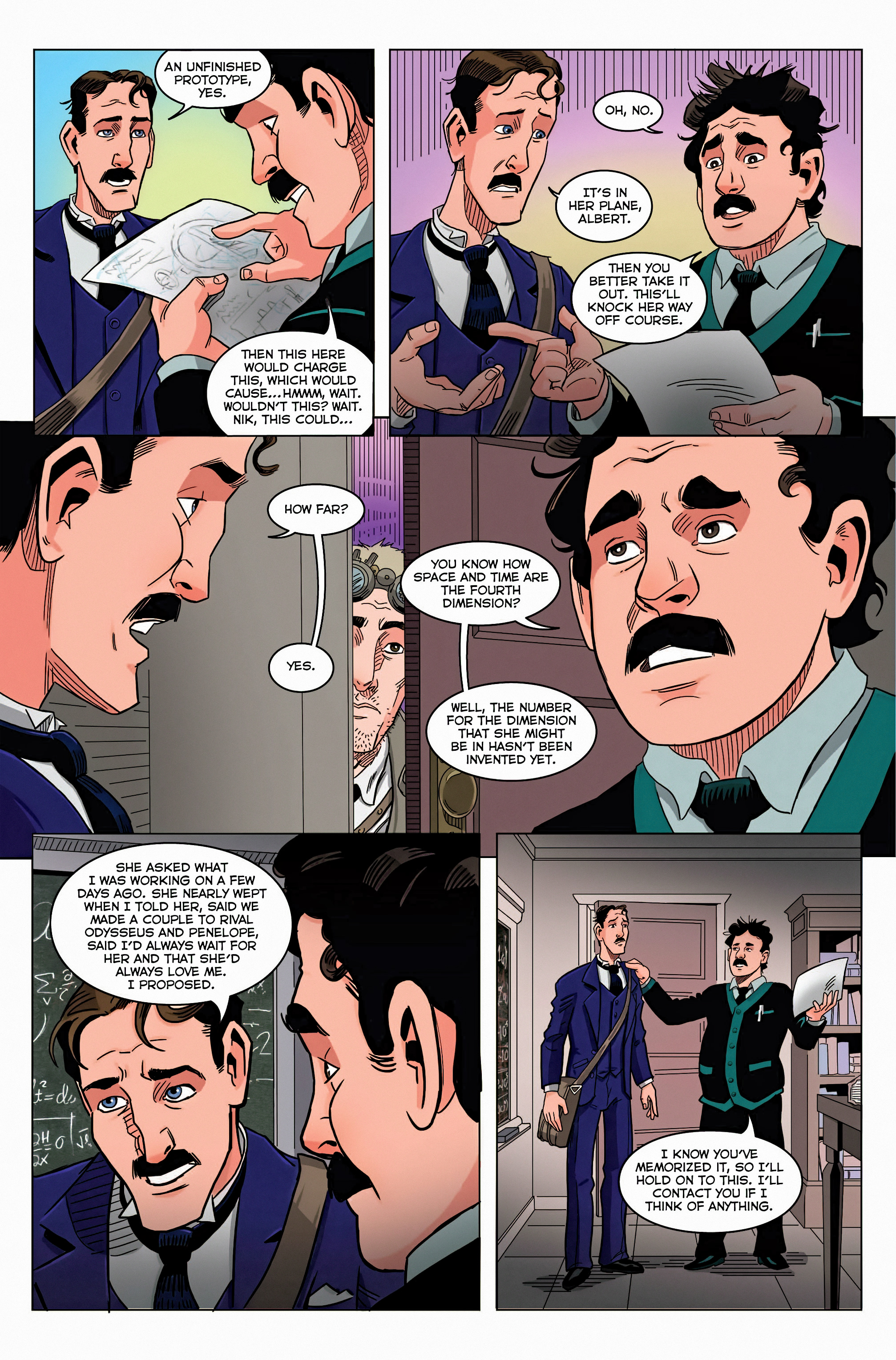 Read online Herald: Lovecraft and Tesla comic -  Issue #1 - 17