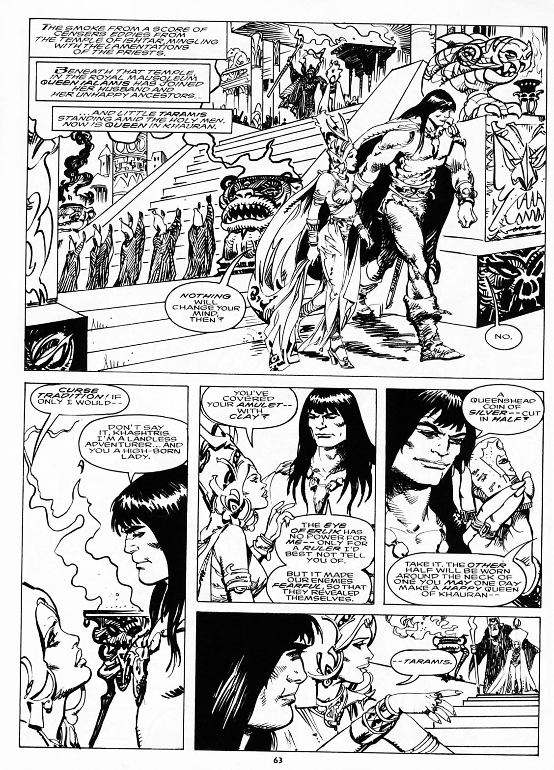 Read online The Savage Sword Of Conan comic -  Issue #218 - 61
