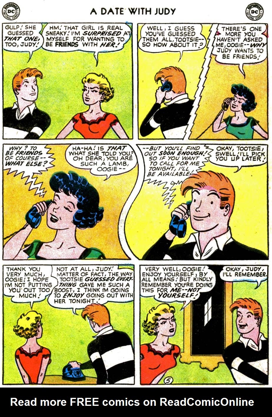Read online A Date with Judy comic -  Issue #56 - 7