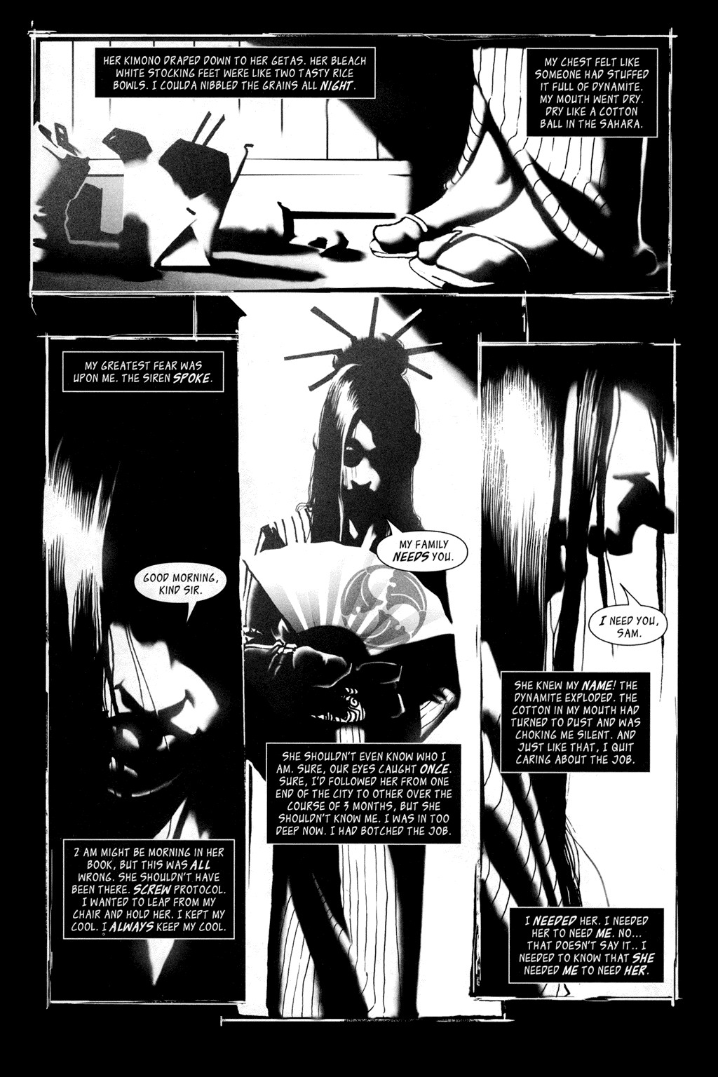Read online Sam Noir: Samurai Detective comic -  Issue #1 - 7