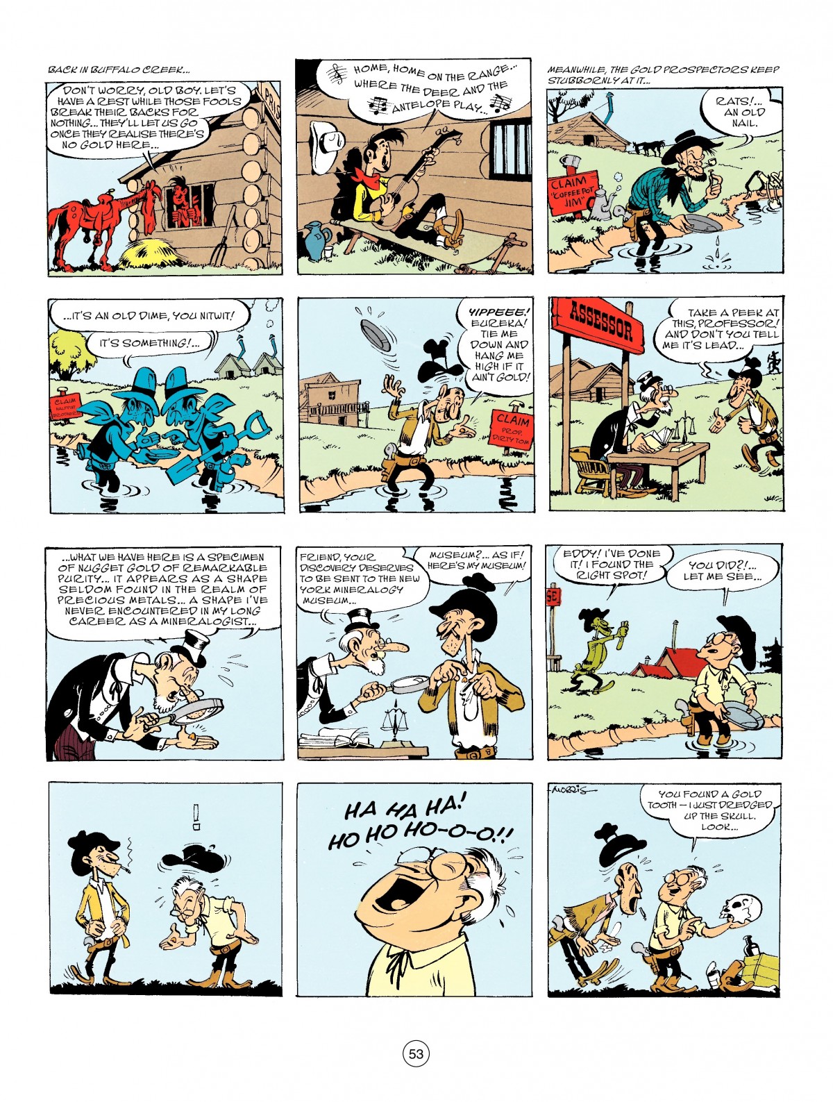 Read online A Lucky Luke Adventure comic -  Issue #54 - 53