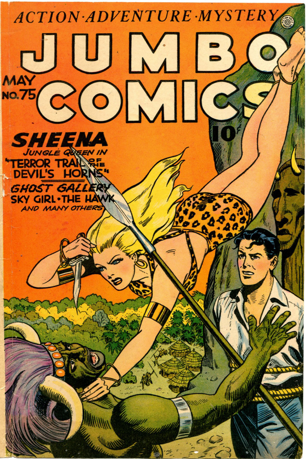 Read online Jumbo Comics comic -  Issue #75 - 1