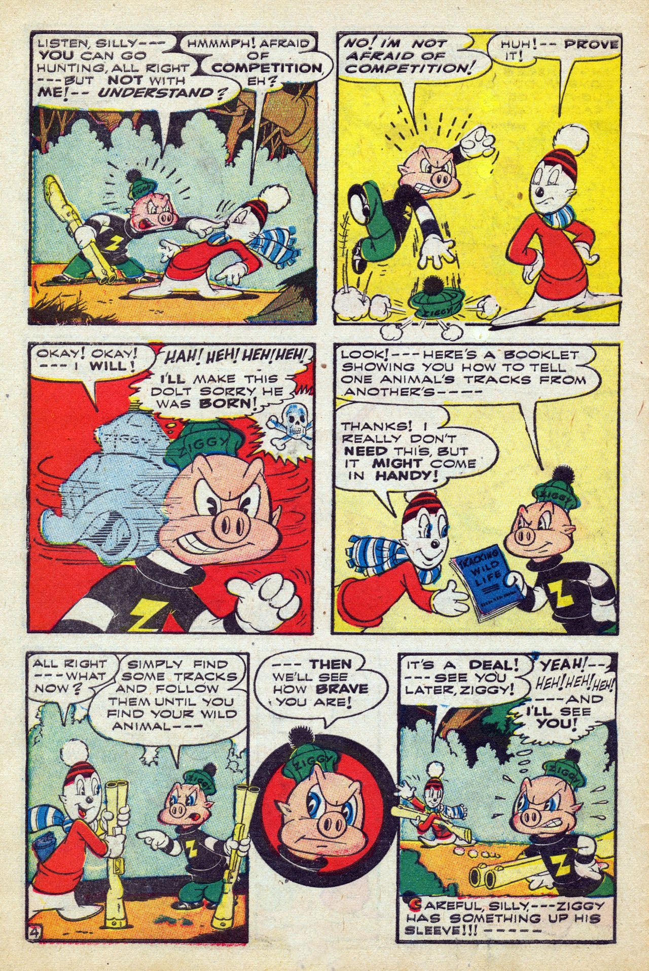 Read online Ziggy Pig-Silly Seal Comics (1944) comic -  Issue #3 - 6