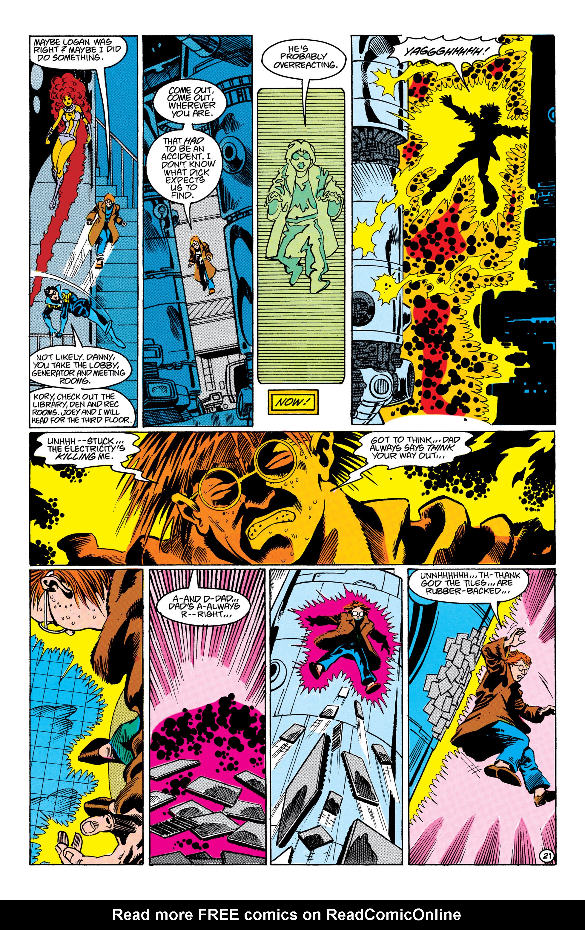 Read online The New Teen Titans (1984) comic -  Issue #47 - 22