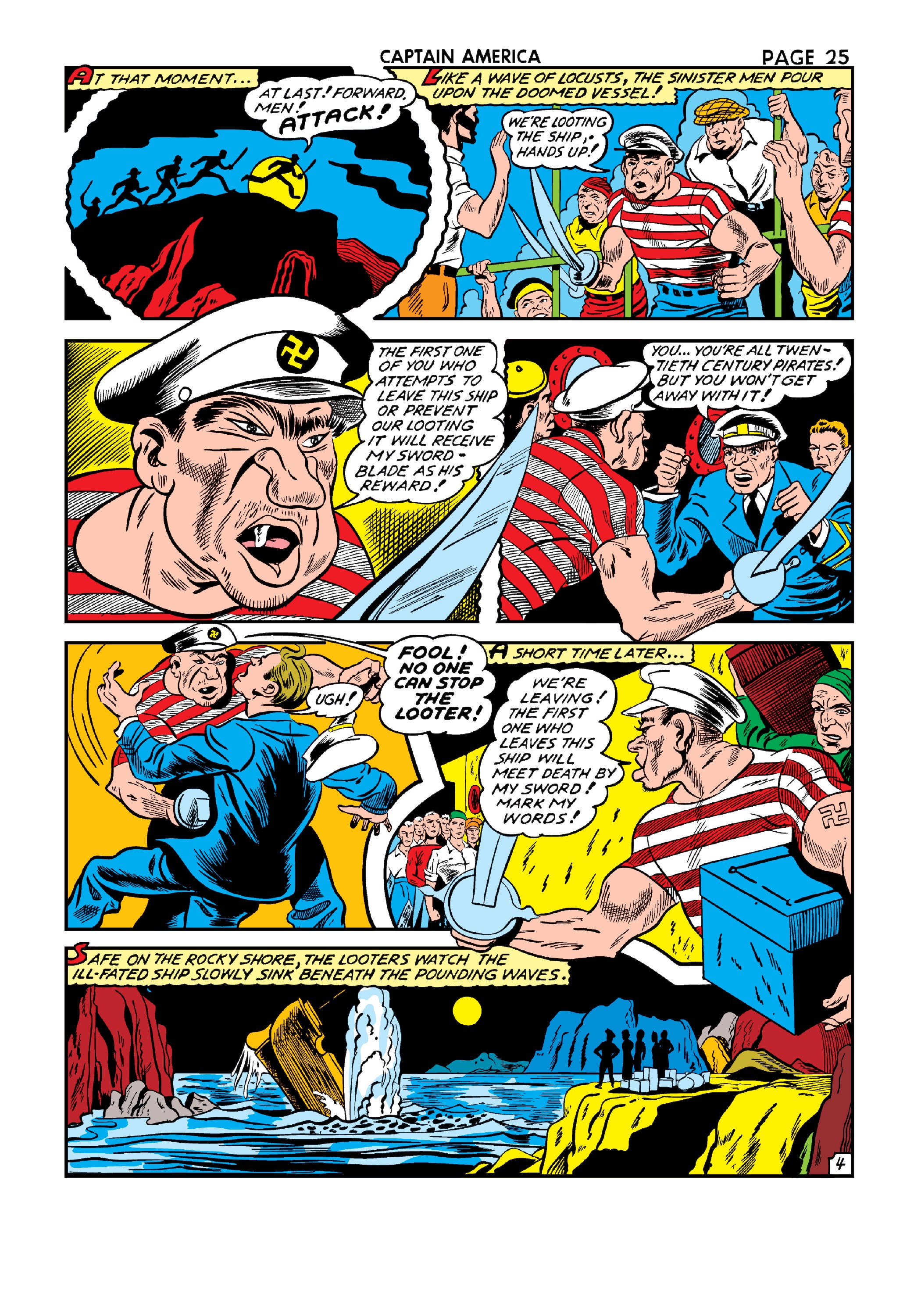 Read online Marvel Masterworks: Golden Age Captain America comic -  Issue # TPB 4 (Part 1) - 34