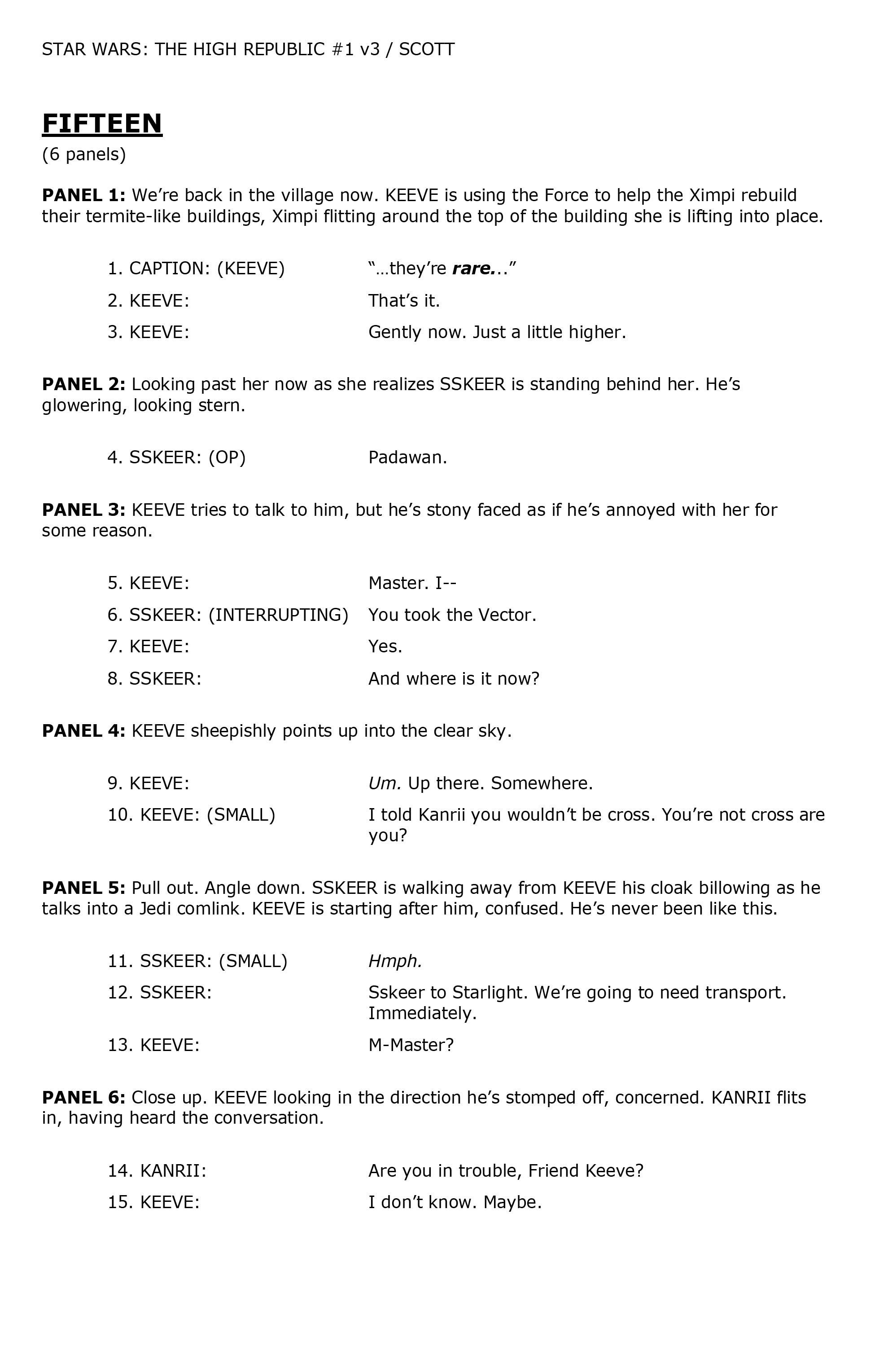 Read online Star Wars: The High Republic Behind-the-Scenes Exclusive comic -  Issue # Full - 33