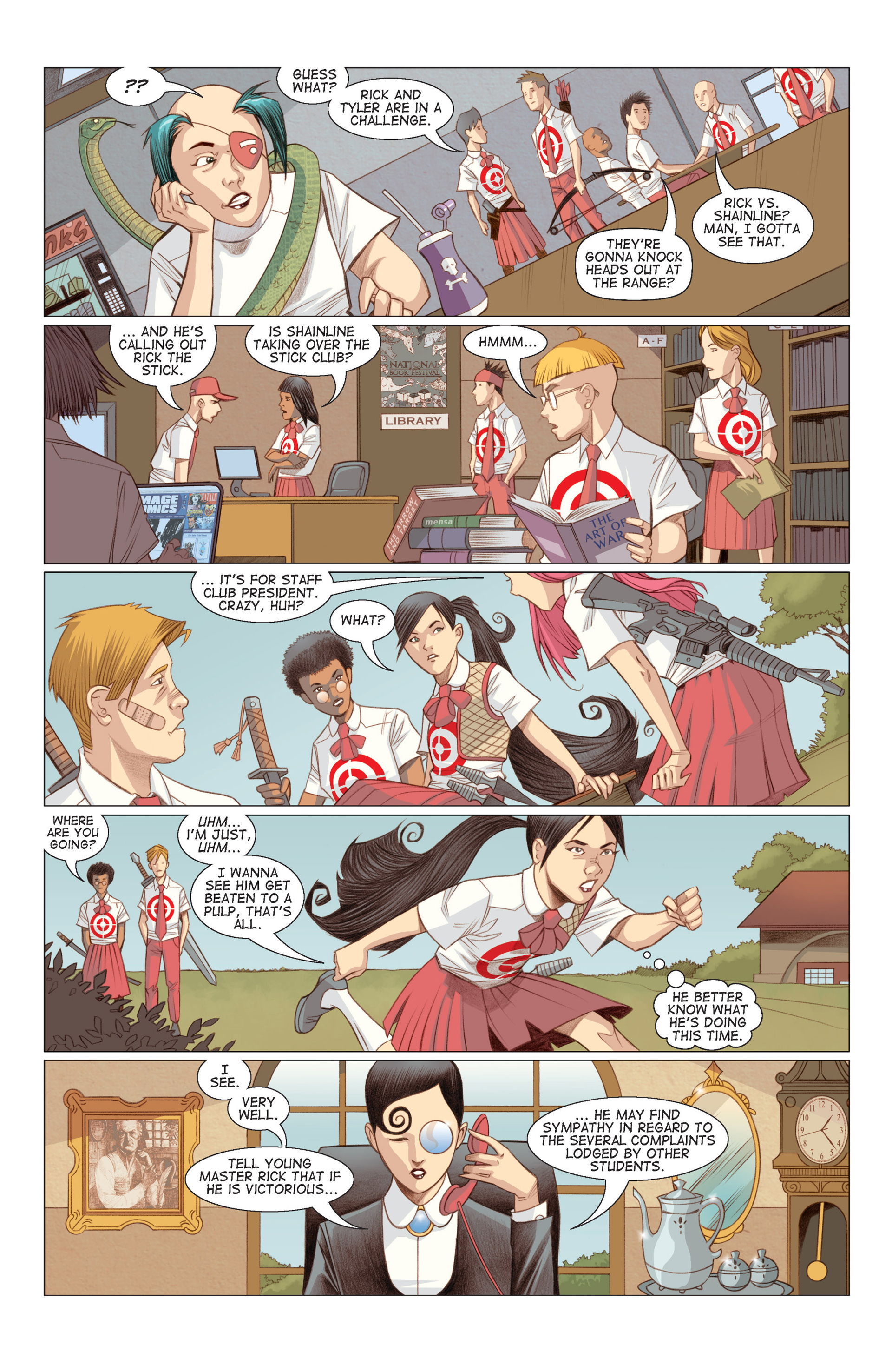 Read online Five Weapons comic -  Issue #2 - 23