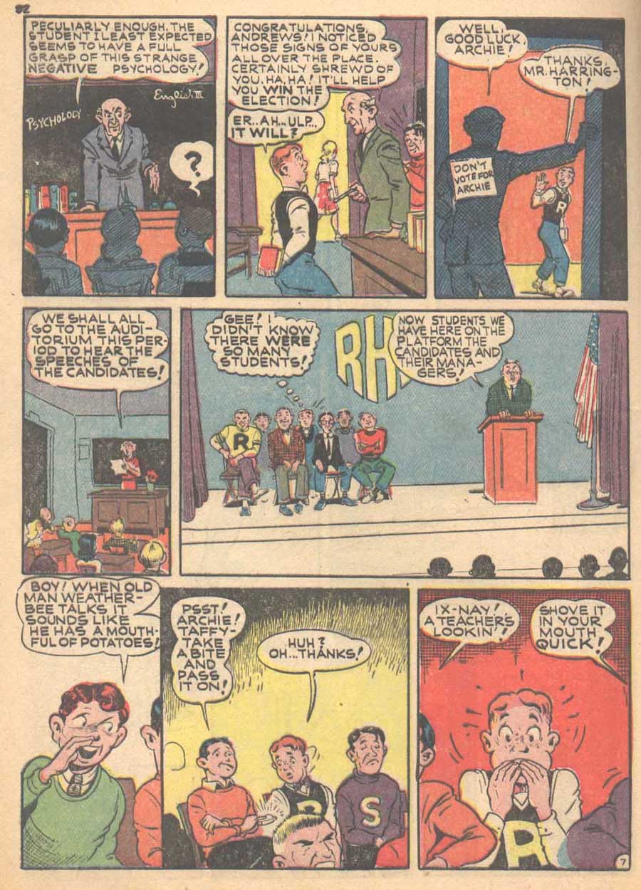 Read online Pep Comics comic -  Issue #27 - 46