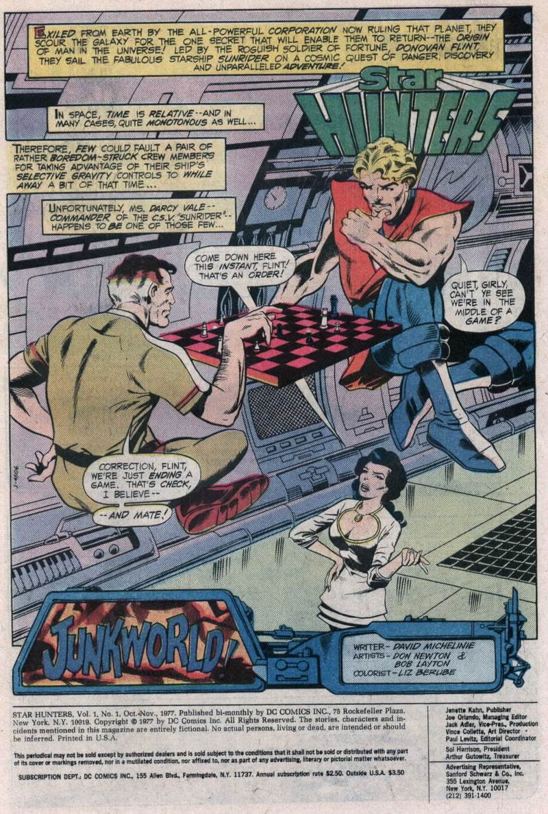 Read online Star Hunters comic -  Issue #1 - 2