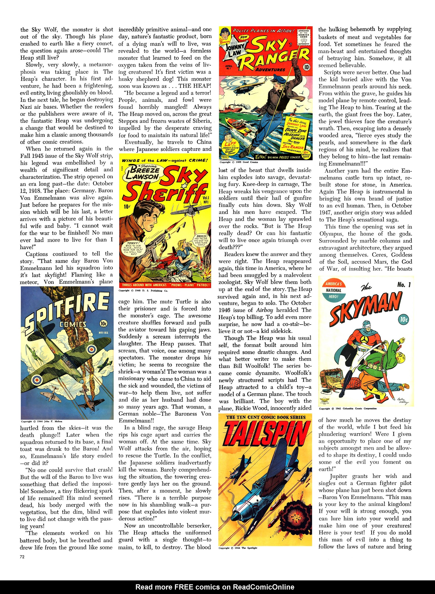 Read online The Steranko History of Comics comic -  Issue # TPB 2 - 71