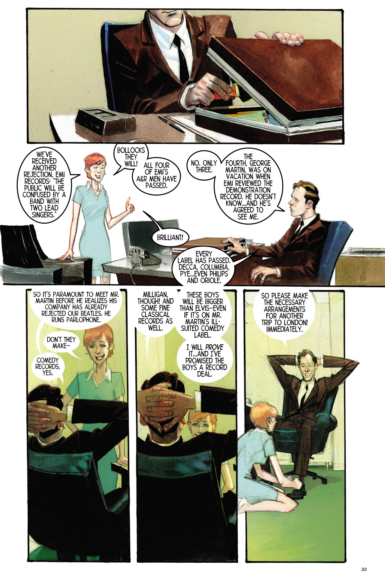 Read online The Fifth Beatle: The Brian Epstein Story comic -  Issue # TPB - 32