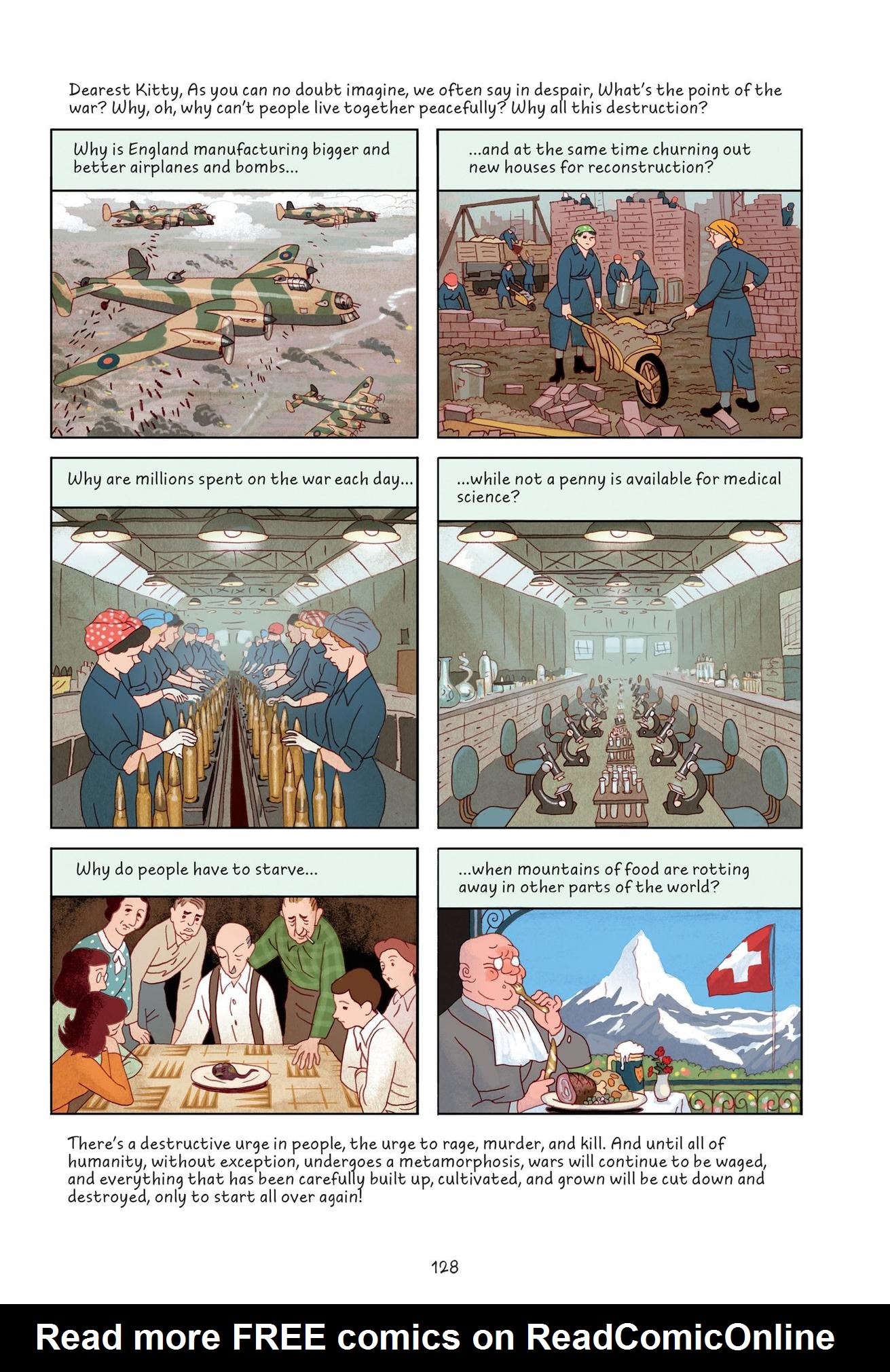 Read online Anne Frank’s Diary: The Graphic Adaptation comic -  Issue # TPB - 126