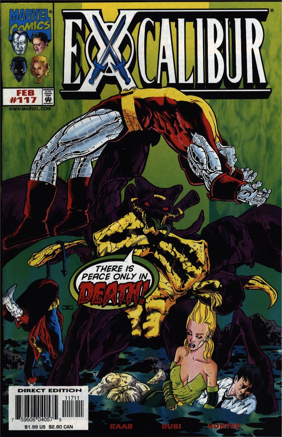 Read online Excalibur (1988) comic -  Issue #117 - 1