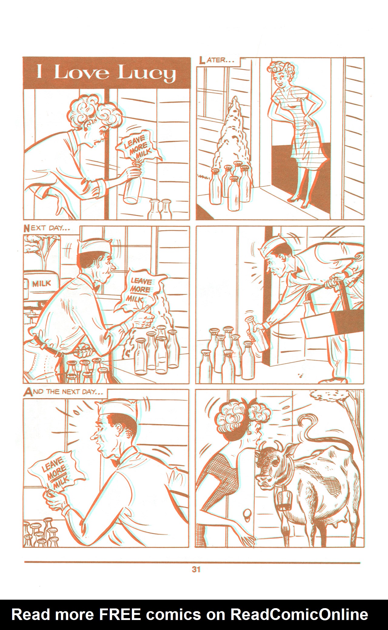 Read online I Love Lucy in 3-D comic -  Issue # Full - 33