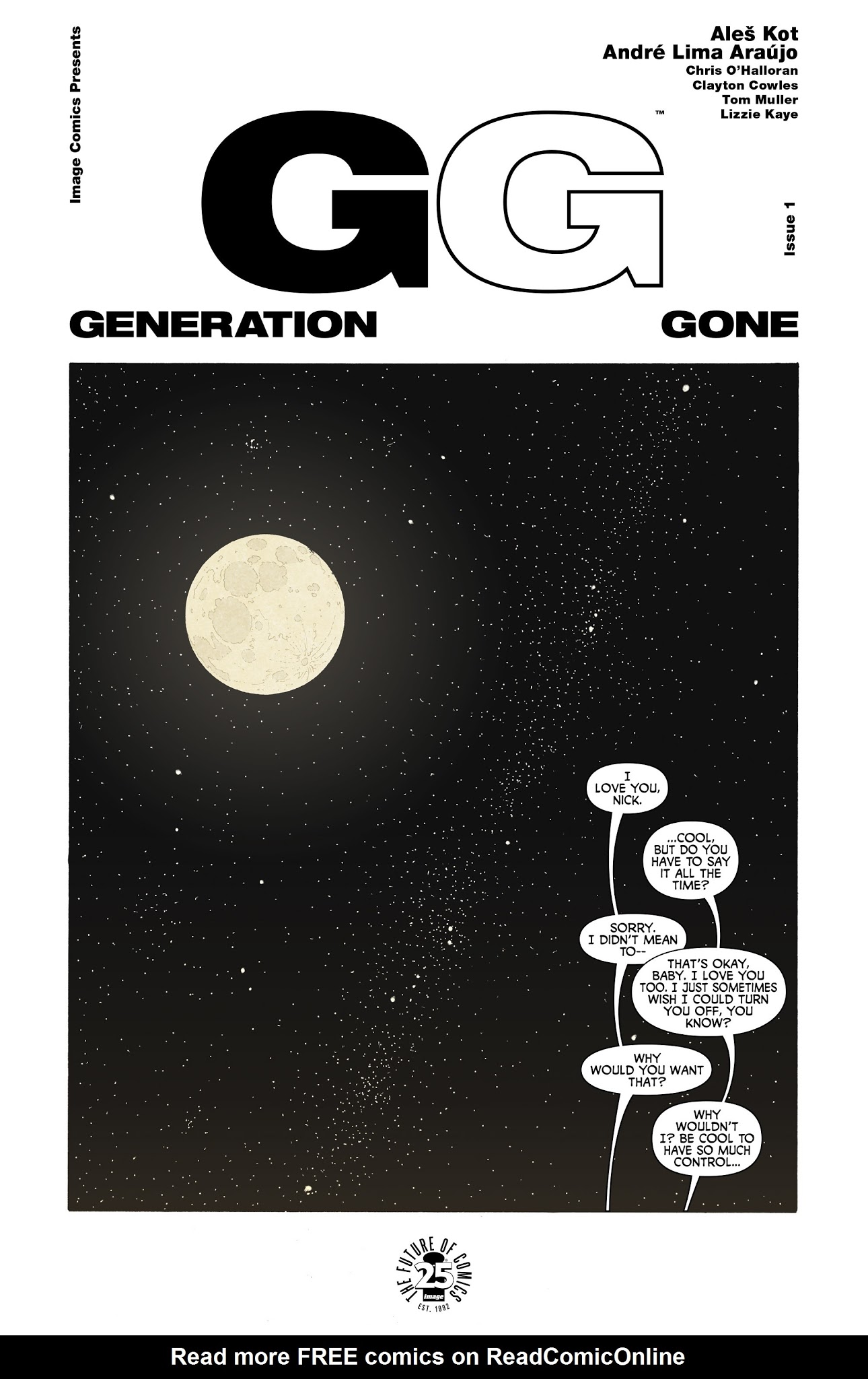 Read online Generation Gone comic -  Issue #1 - 1