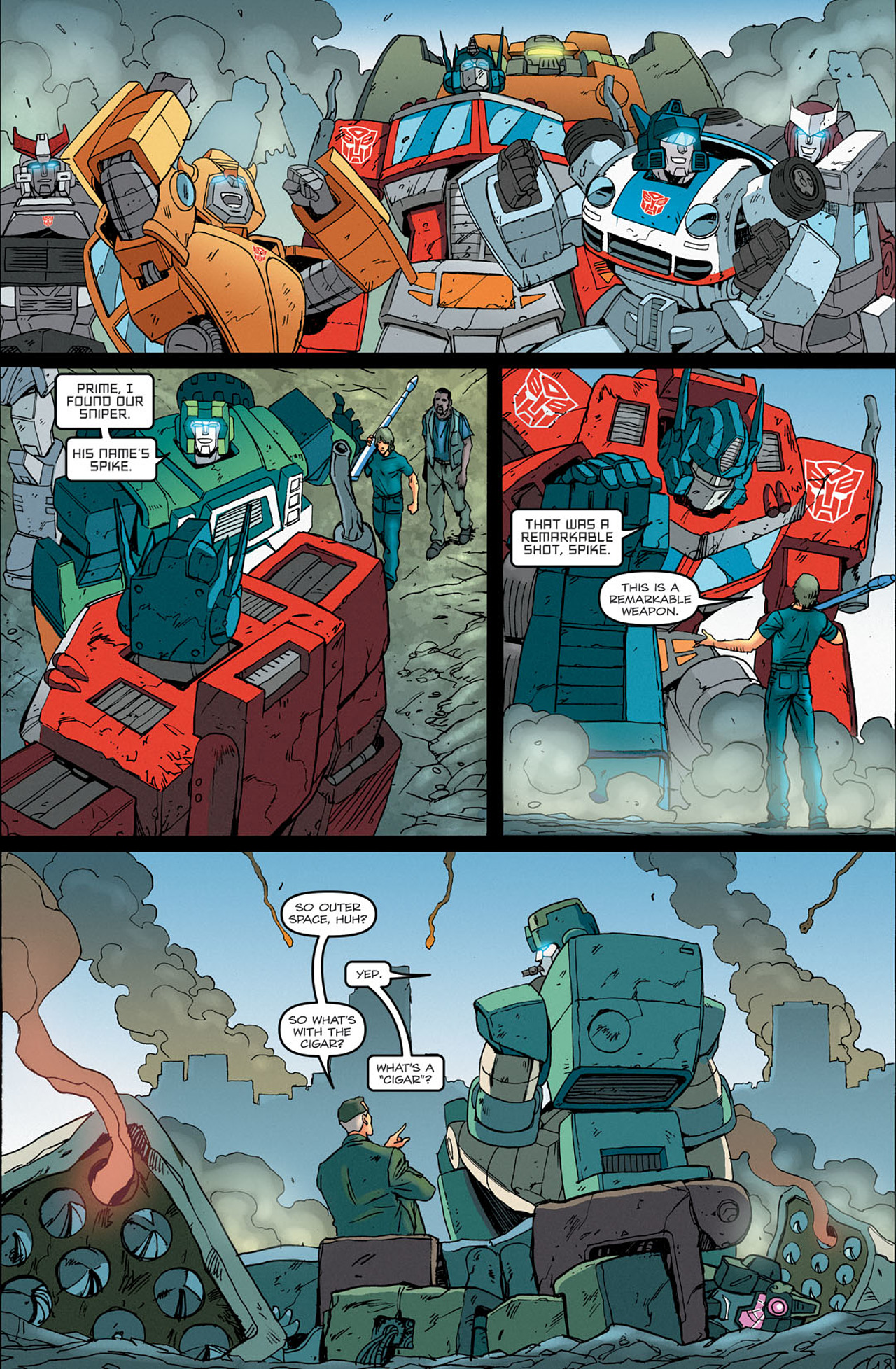 Read online The Transformers: All Hail Megatron comic -  Issue #12 - 23