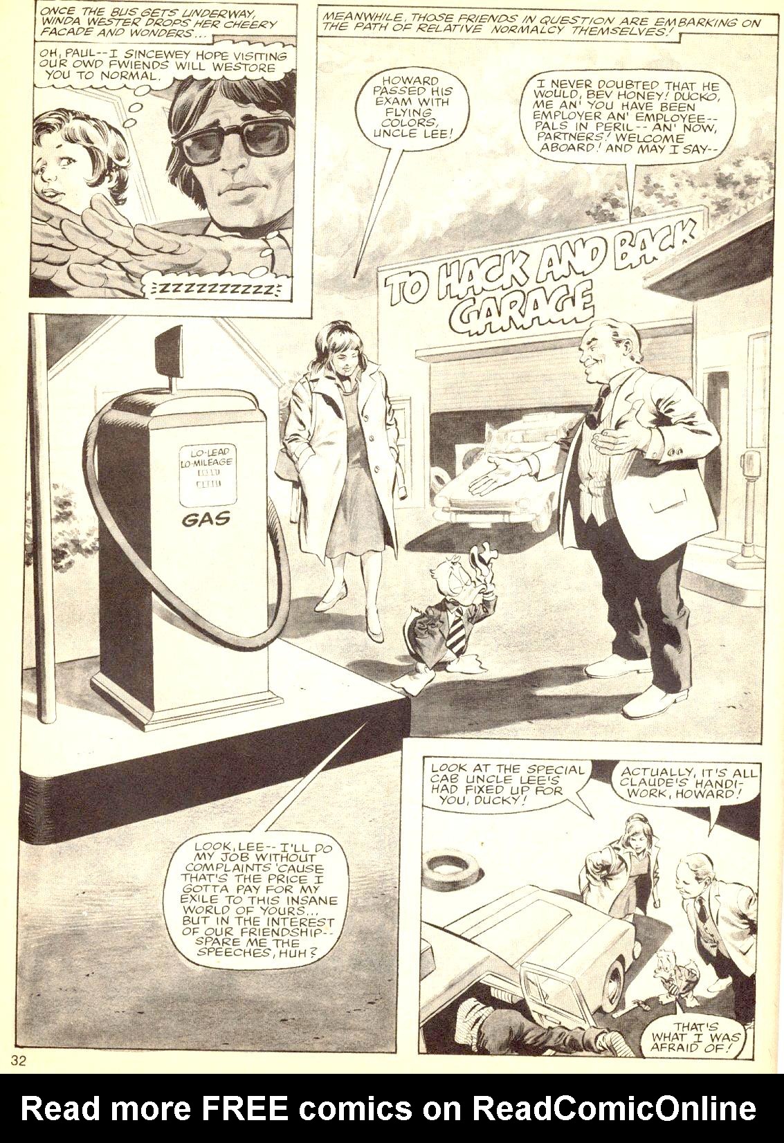 Read online Howard the Duck (1979) comic -  Issue #1 - 32