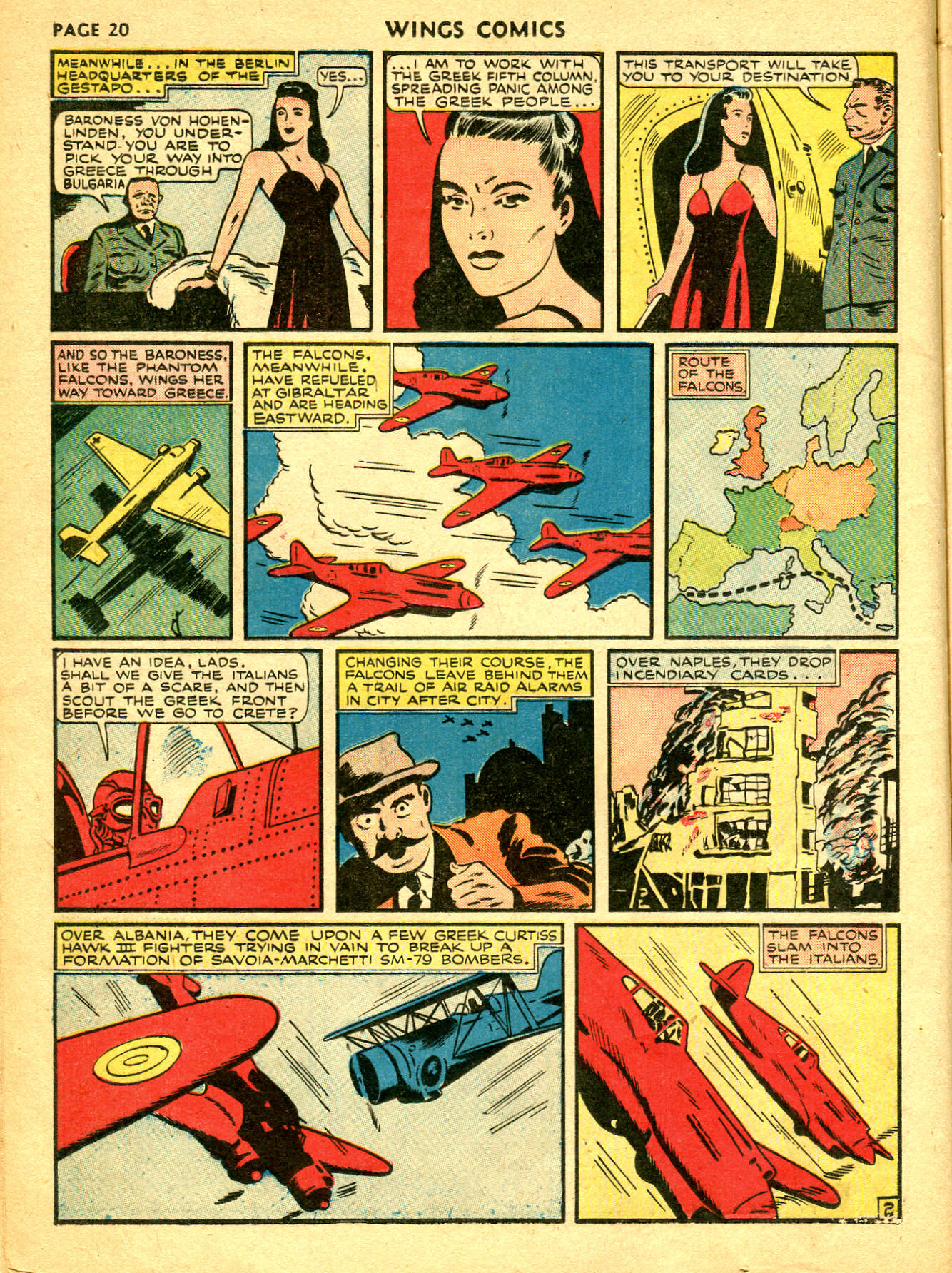 Read online Wings Comics comic -  Issue #7 - 22