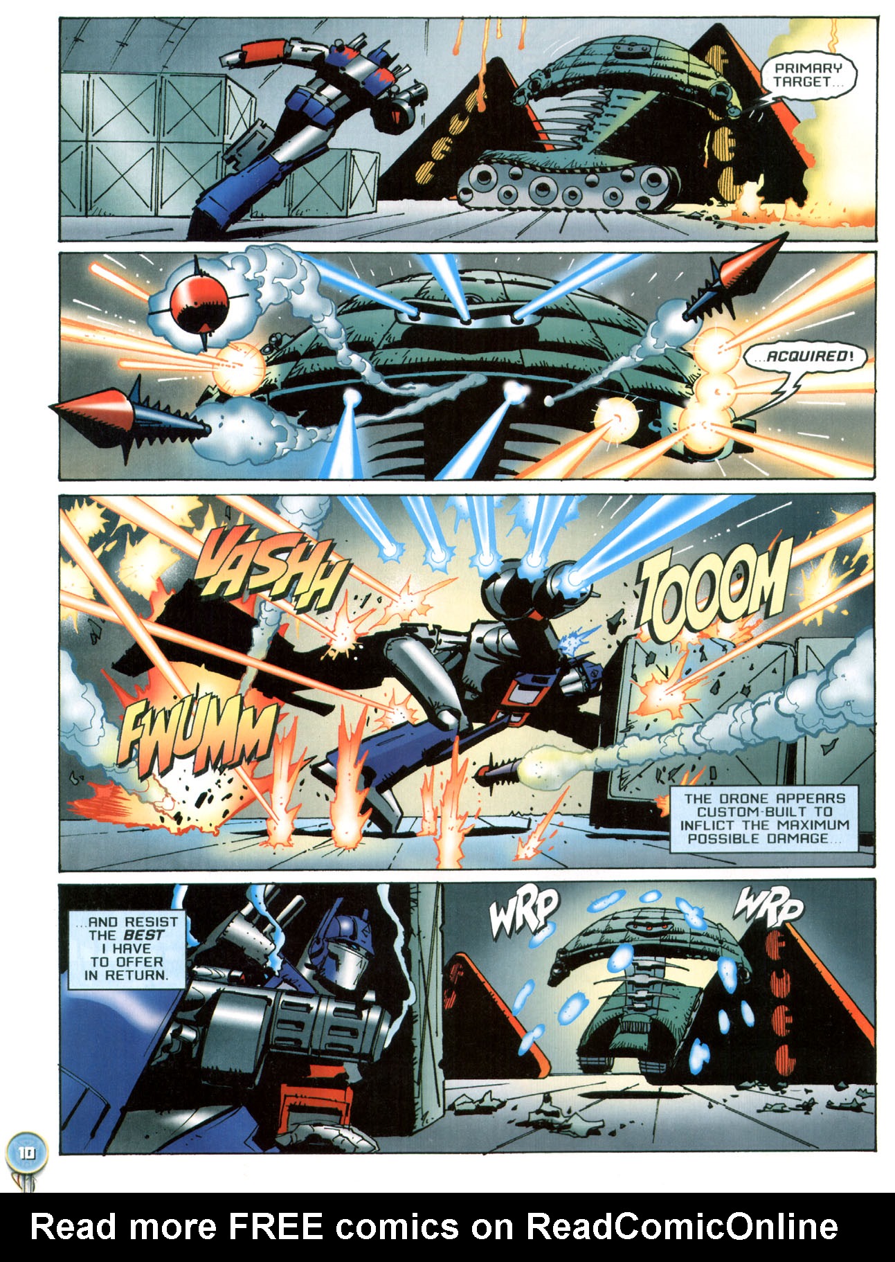 Read online Transformers: Robots in Disguise (2007) comic -  Issue #1 - 10
