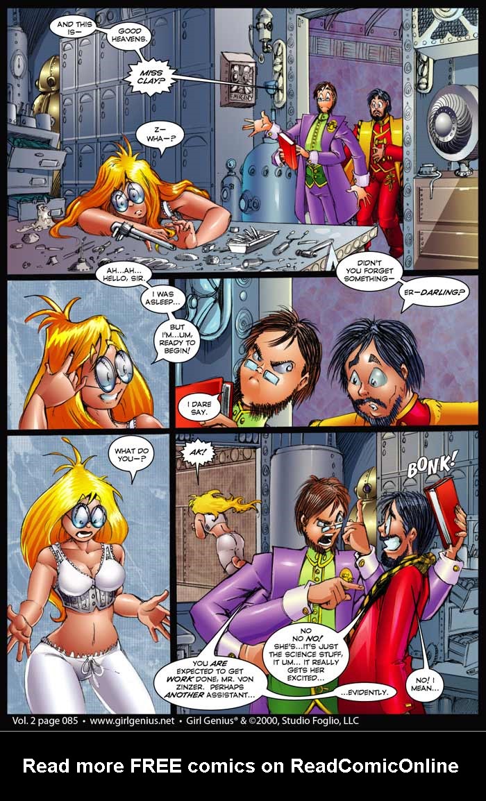 Read online Girl Genius (2002) comic -  Issue #2 - 85