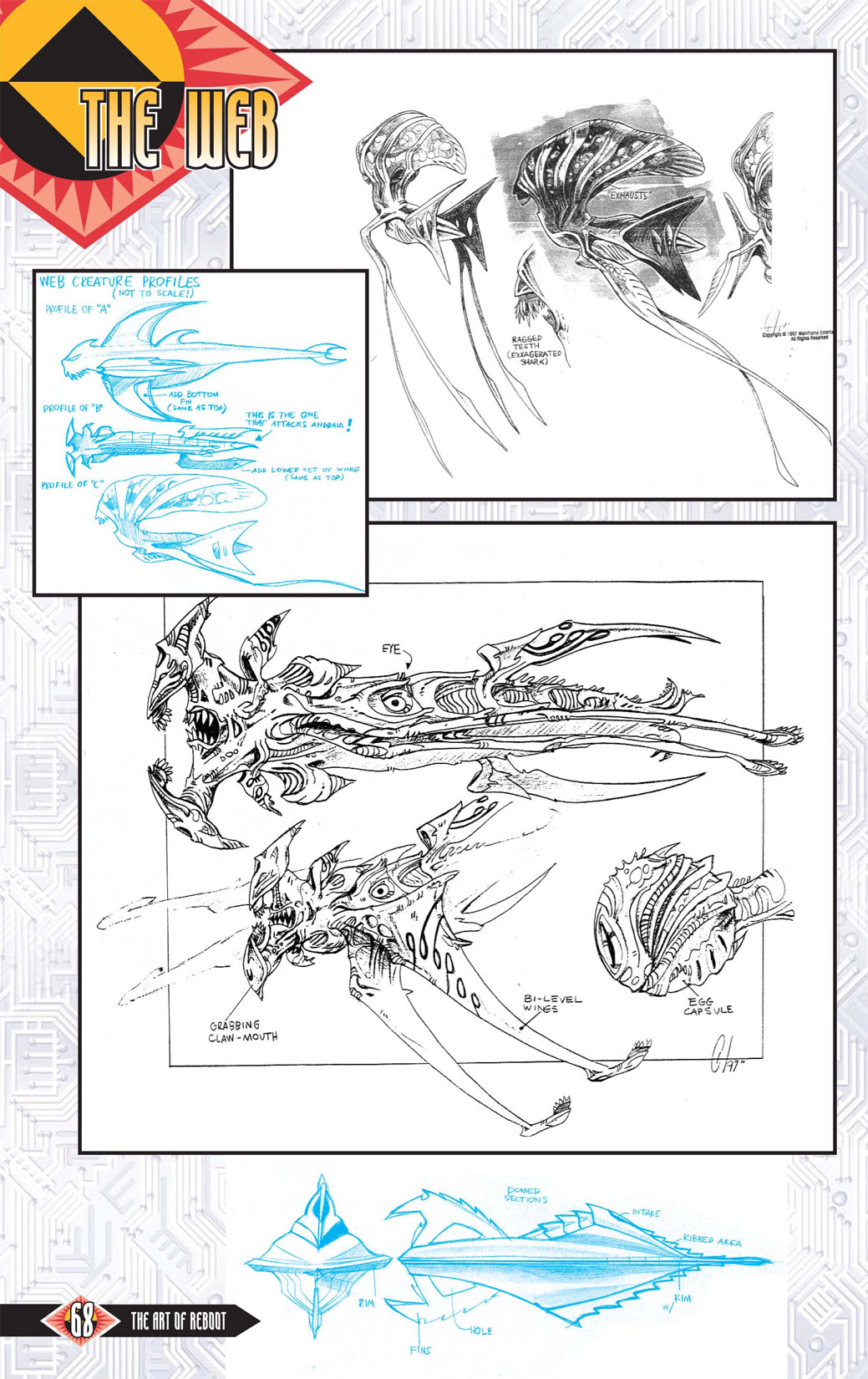 Read online The Art of Reboot comic -  Issue # TPB - 67