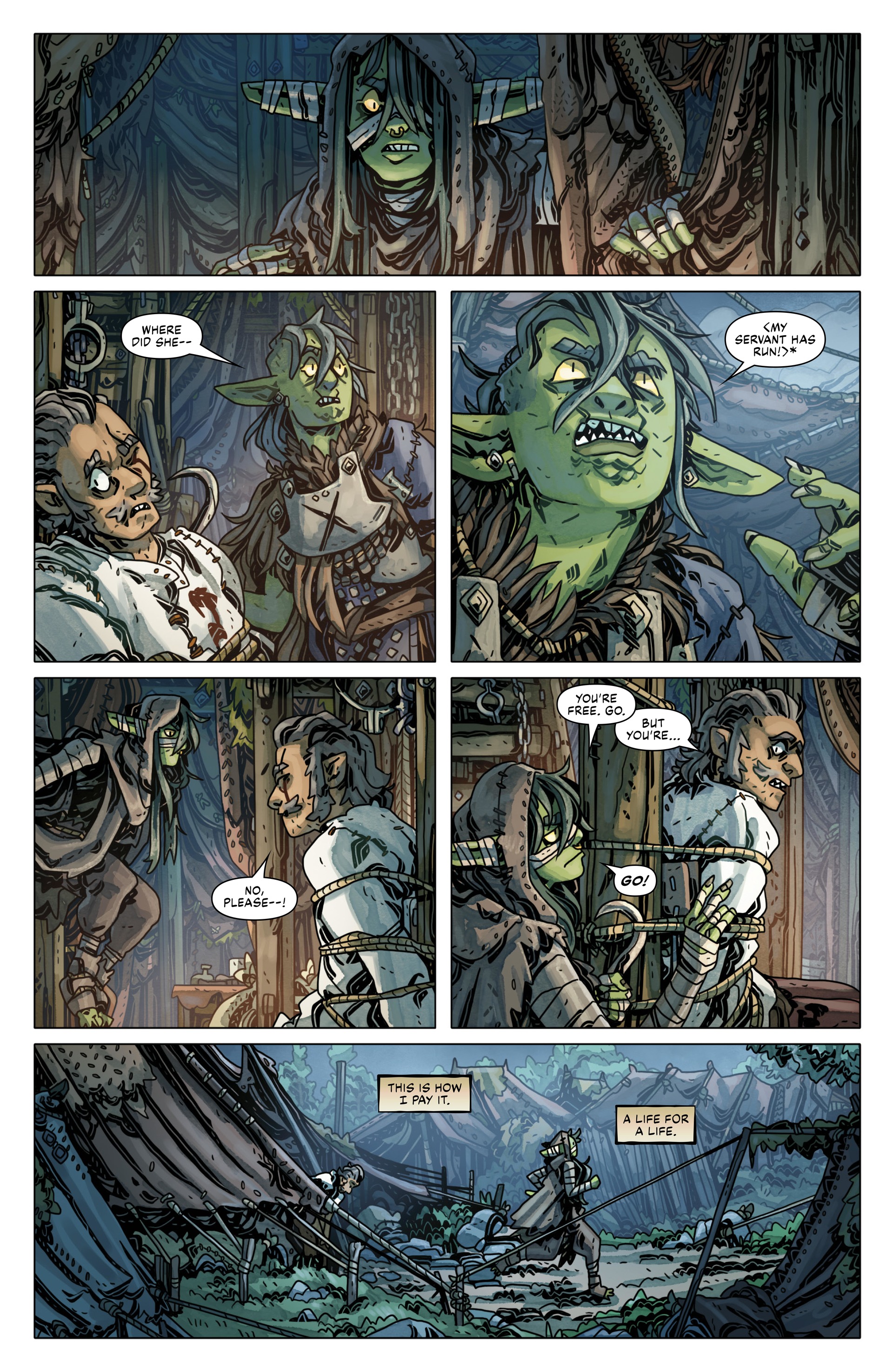 Read online Critical Role: The Mighty Nein Origins - Nott the Brave comic -  Issue # Full - 46