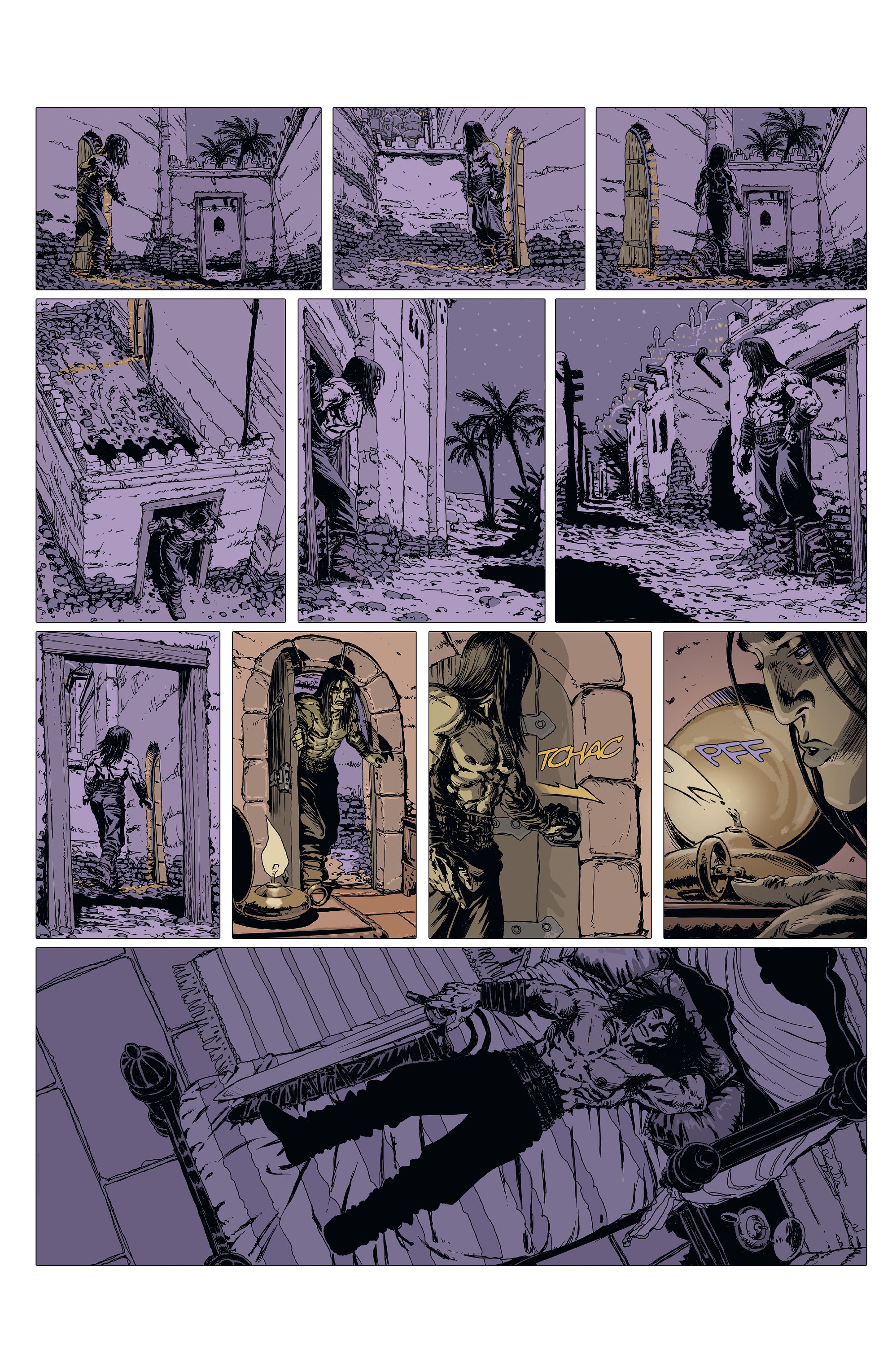 Read online The Cimmerian: The Man-Eaters Of Zamboula comic -  Issue #1 - 12