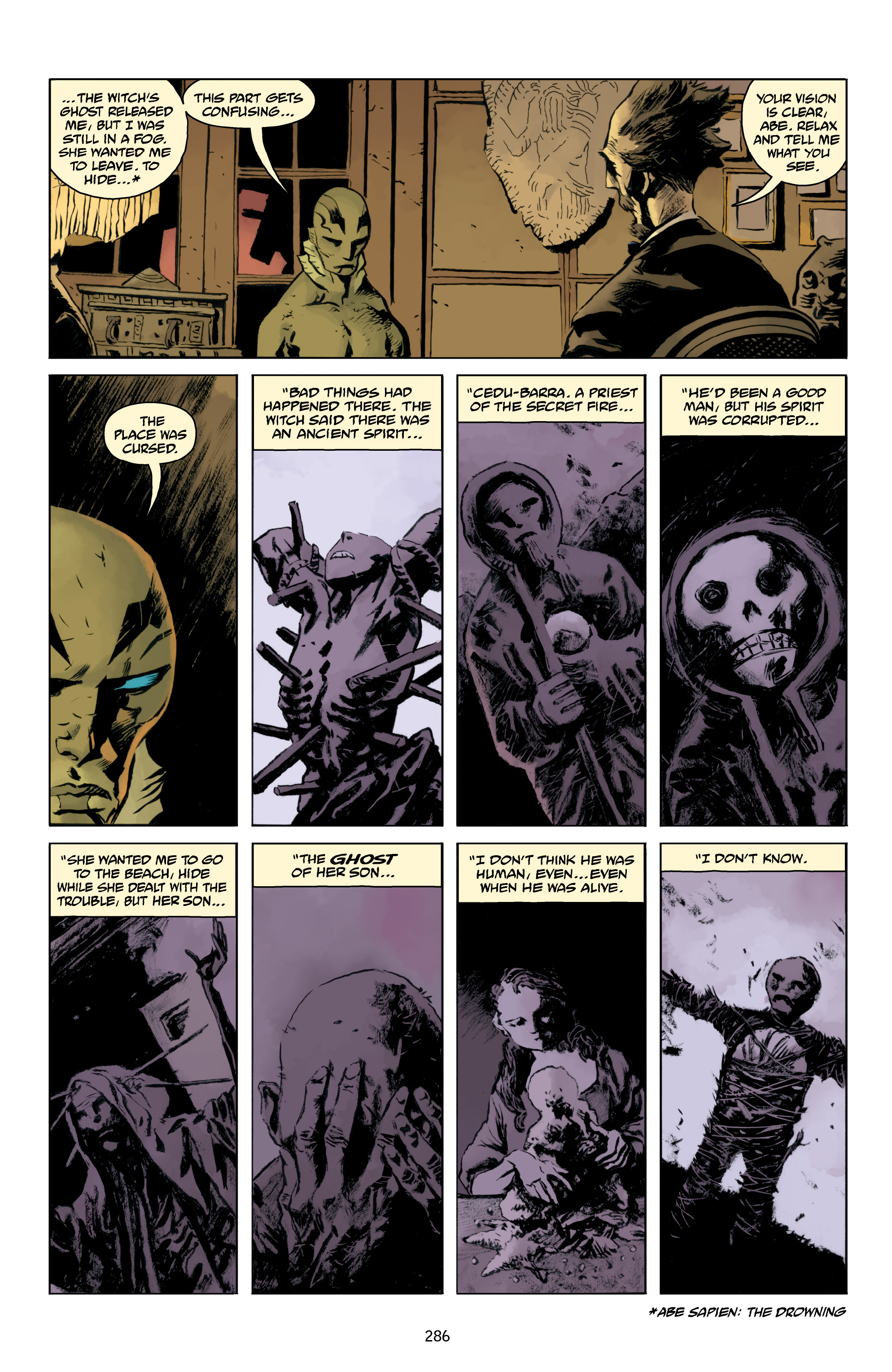 Read online Abe Sapien comic -  Issue # _TPB Dark and Terrible 2 (Part 3) - 86