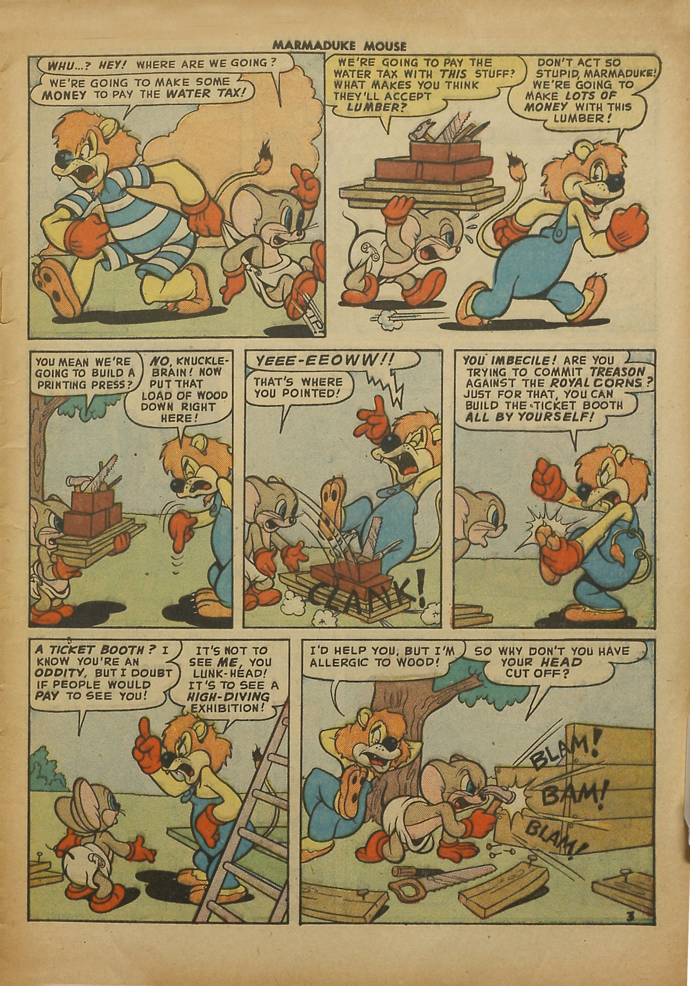 Read online Marmaduke Mouse comic -  Issue #32 - 5
