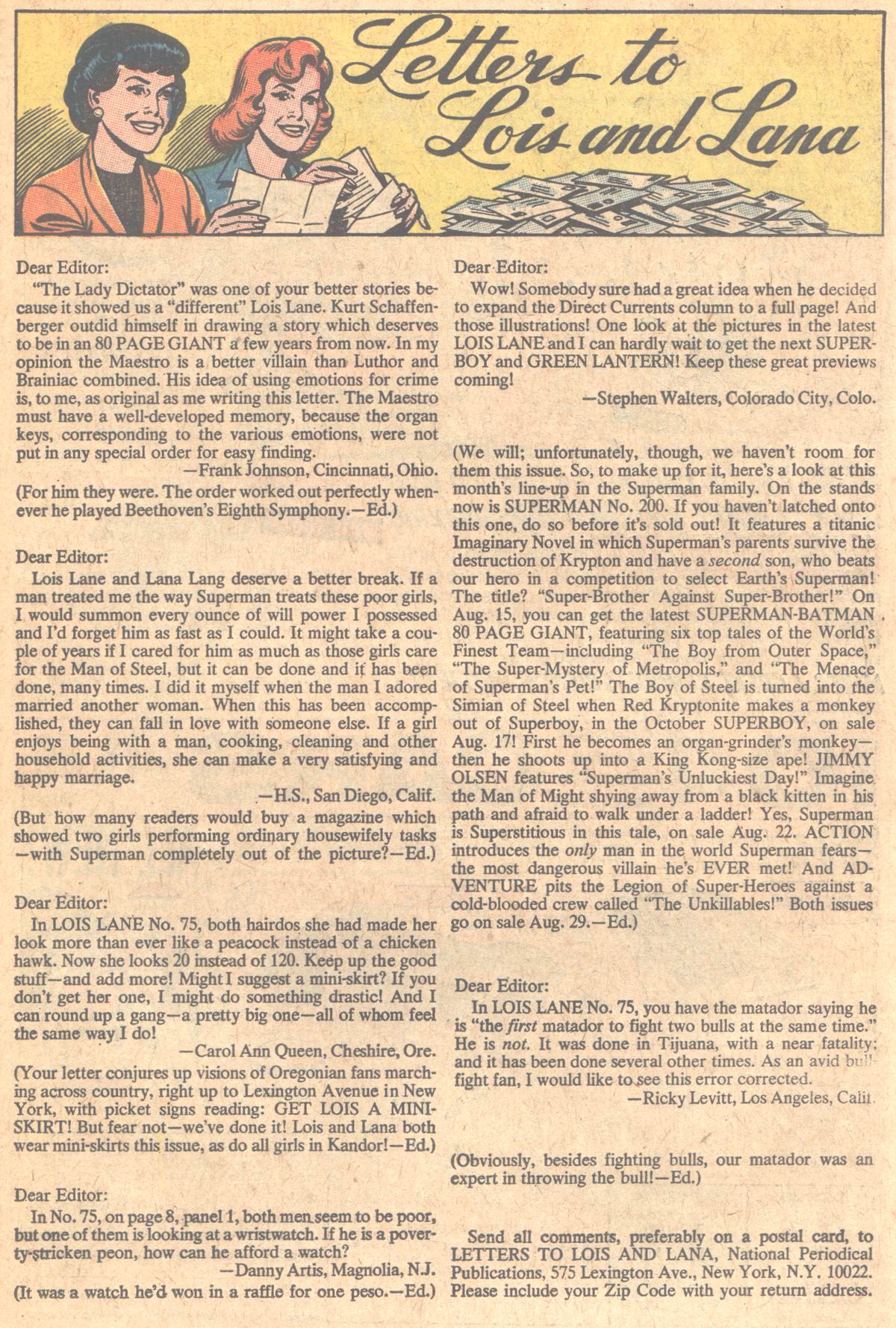 Read online Superman's Girl Friend, Lois Lane comic -  Issue #78 - 22