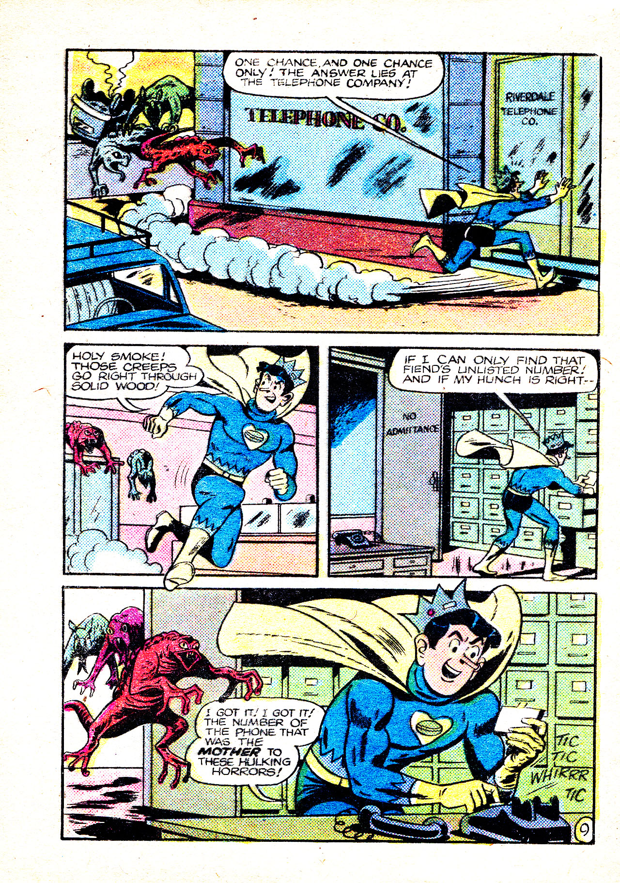 Read online Captain Hero Comics Digest Magazine comic -  Issue # TPB - 129