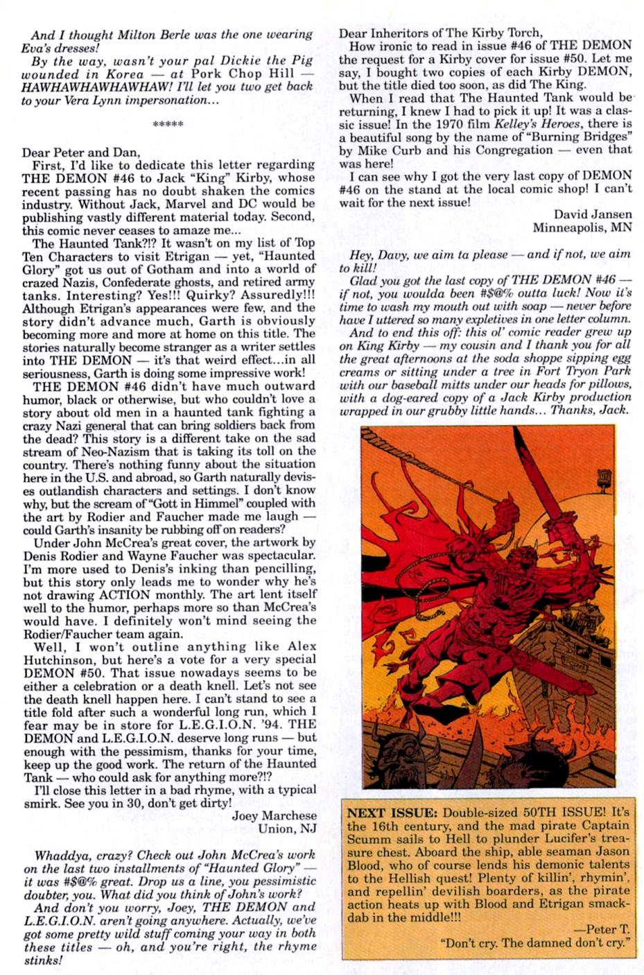 Read online The Demon (1990) comic -  Issue #49 - 27