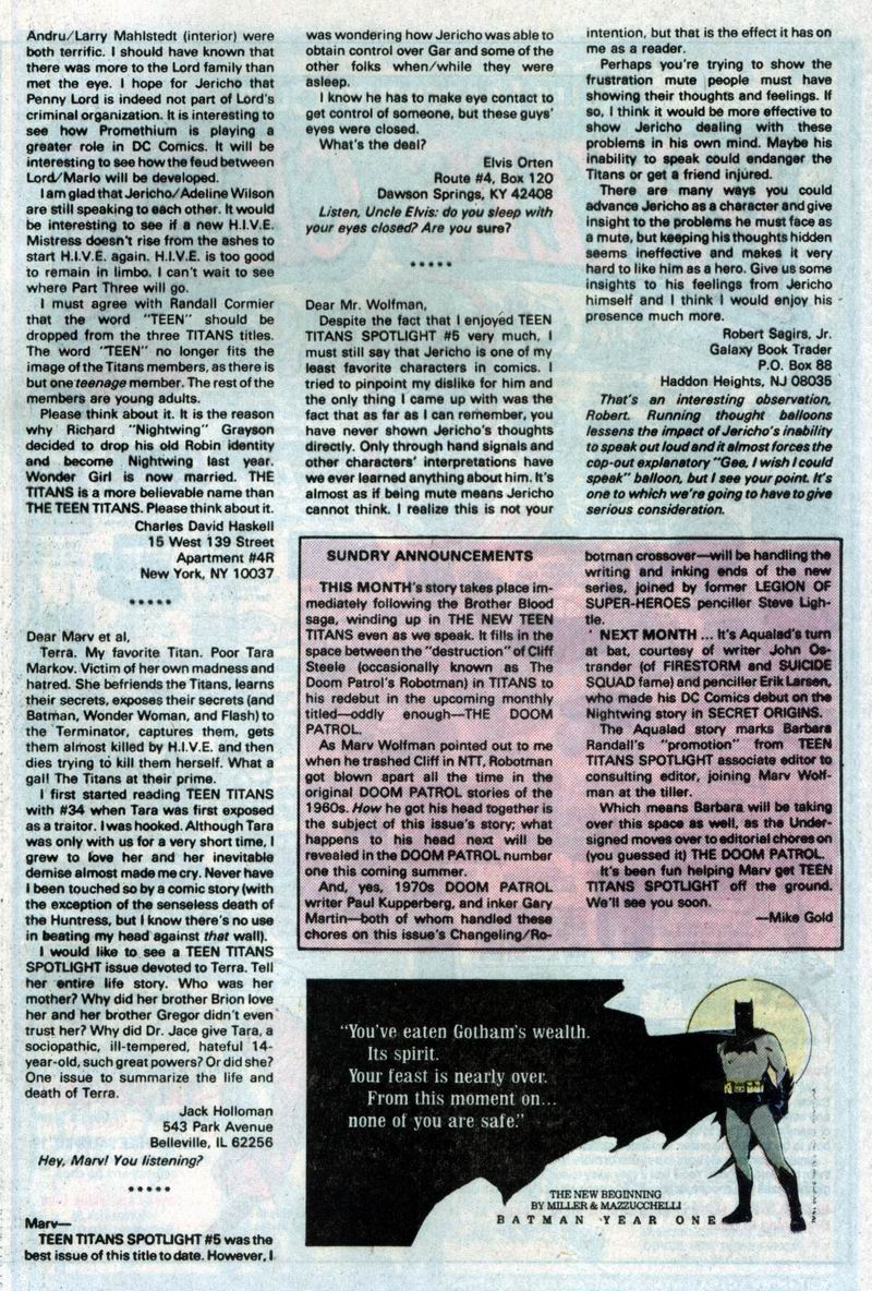 Read online Teen Titans Spotlight comic -  Issue #9 - 25