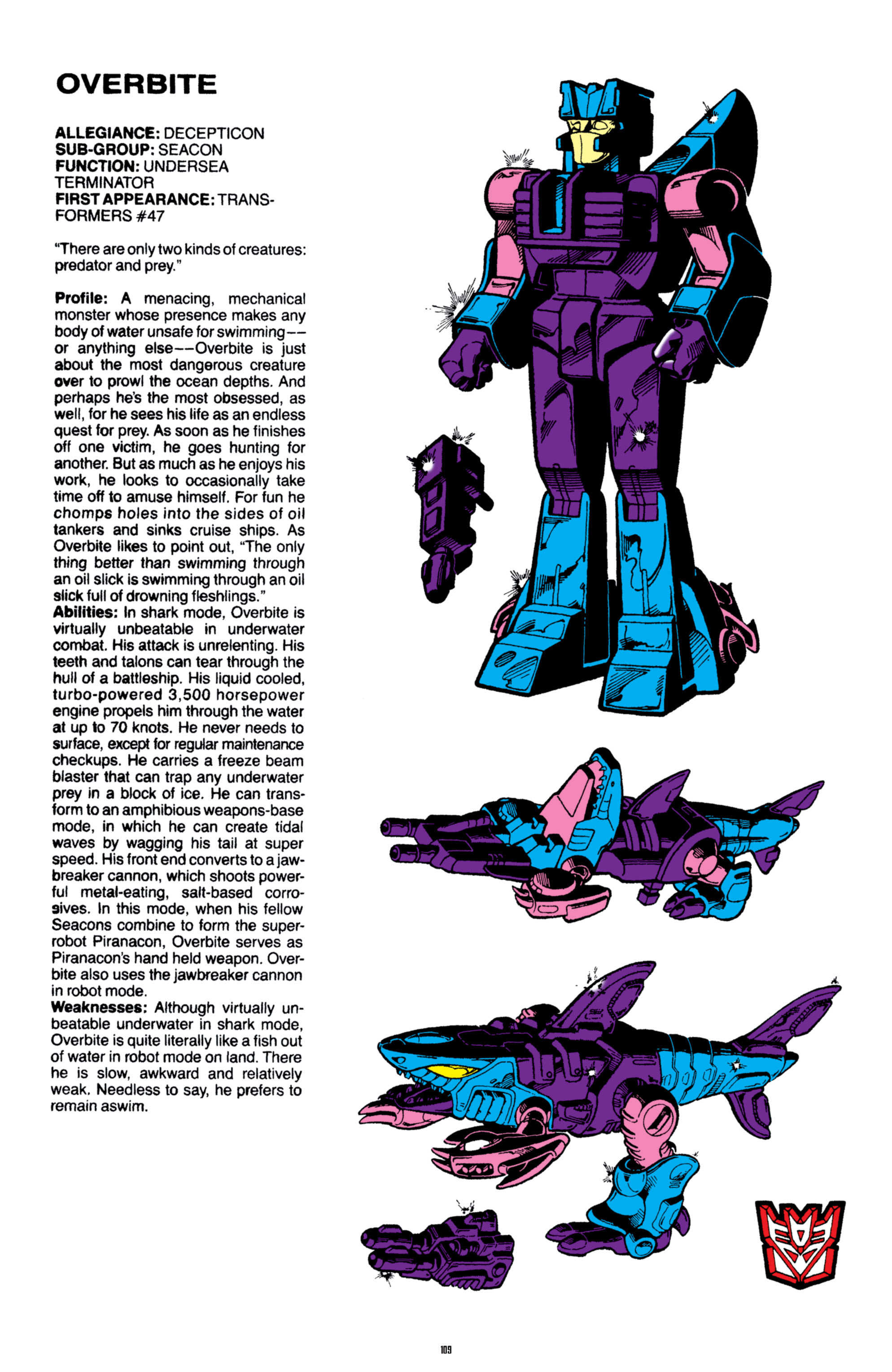 Read online The Transformers Classics comic -  Issue # TPB 8 - 108