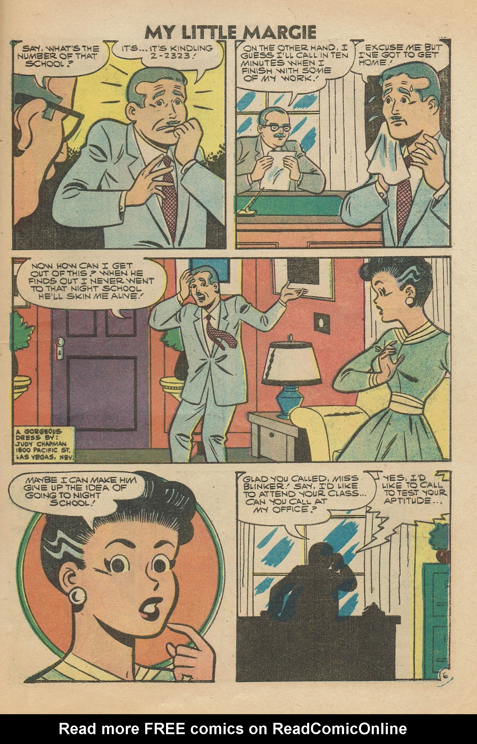 Read online My Little Margie (1954) comic -  Issue #23 - 28