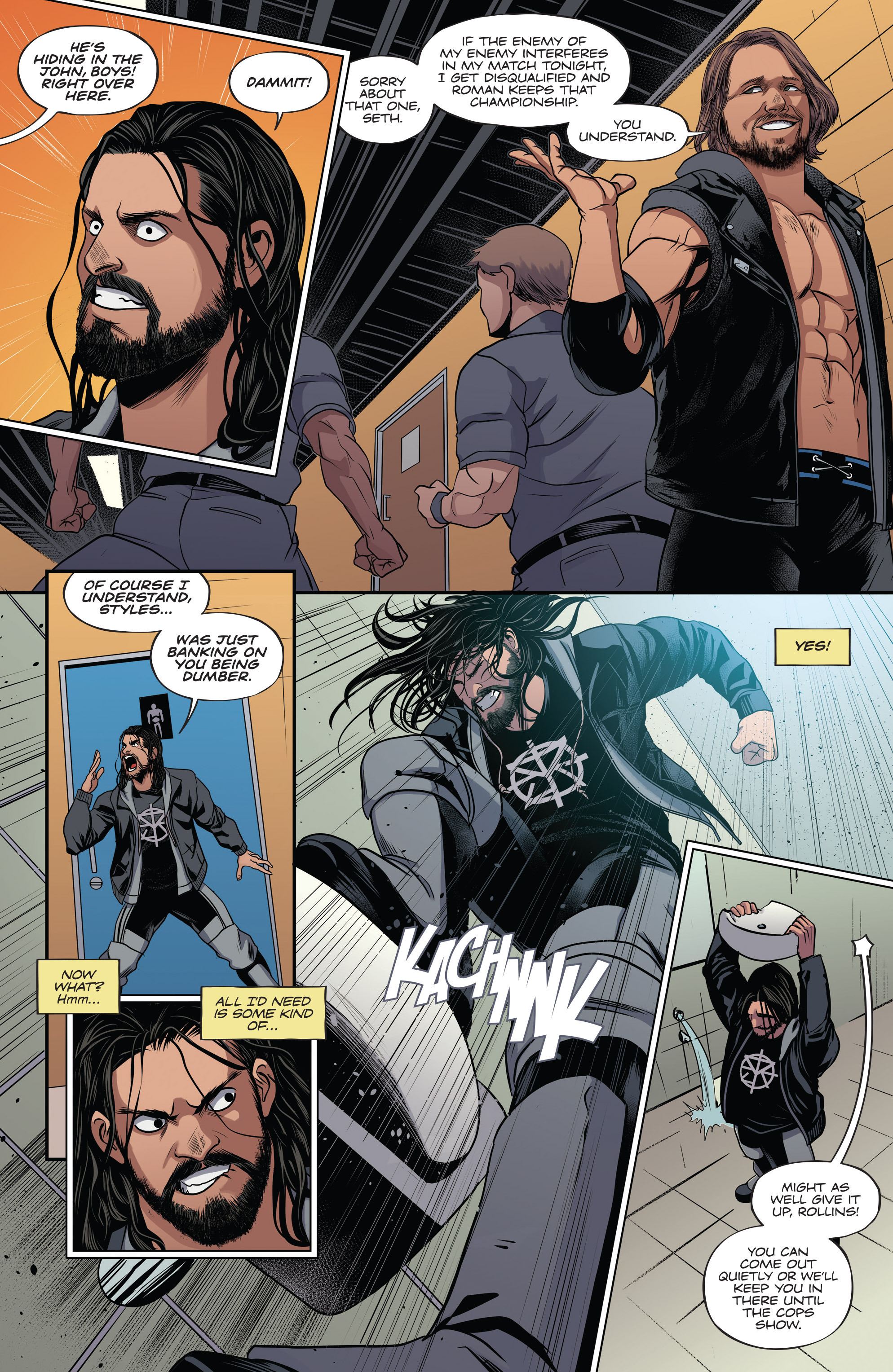 Read online WWE comic -  Issue #4 - 12