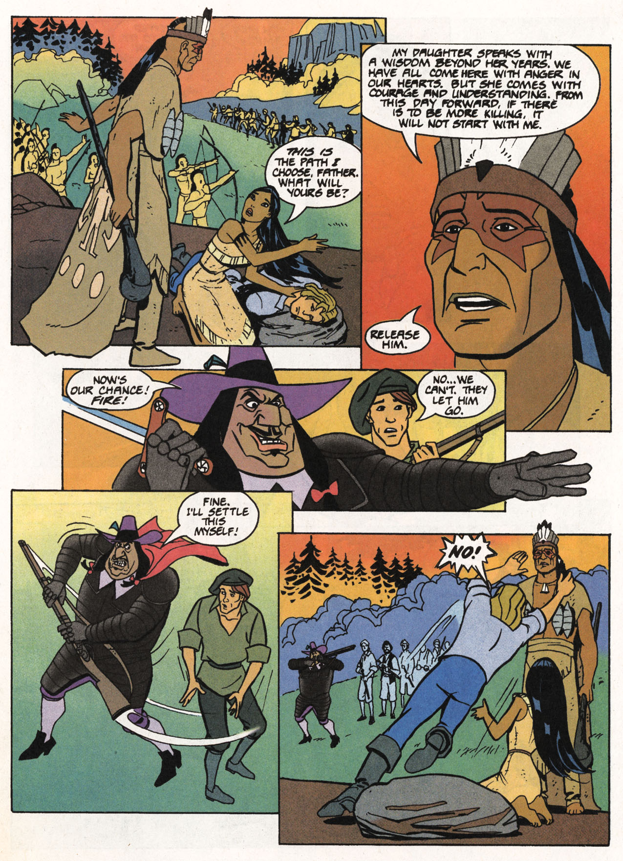 Read online Disney's Pocahontas comic -  Issue #2 - 27
