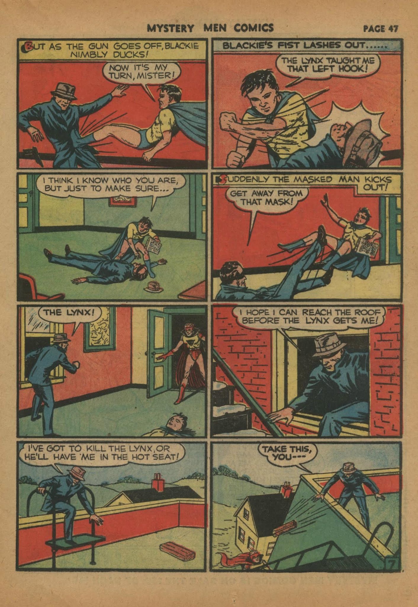 Read online Mystery Men Comics comic -  Issue #16 - 49