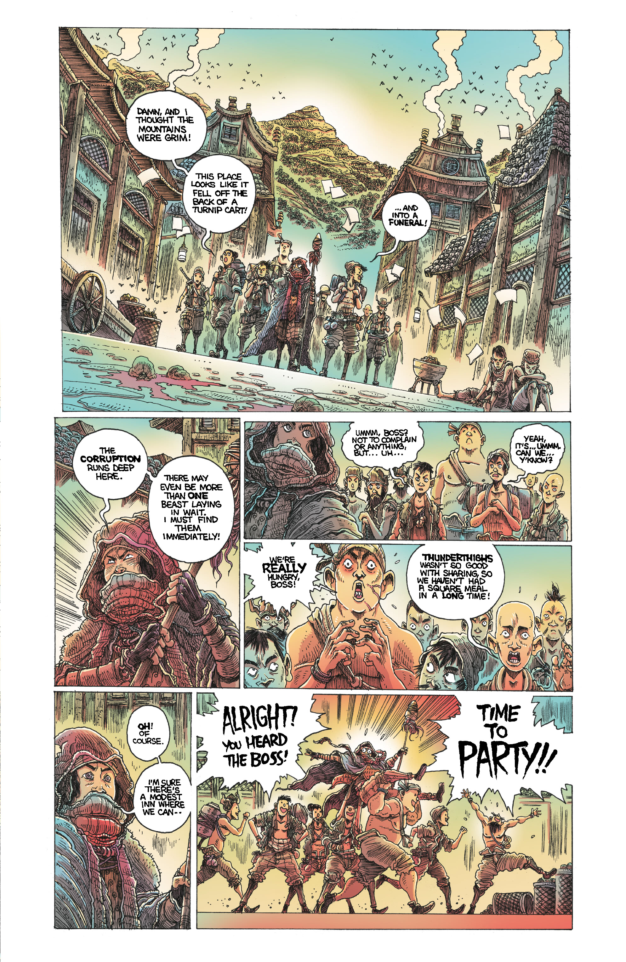 Read online Orphan and the Five Beasts comic -  Issue #3 - 5